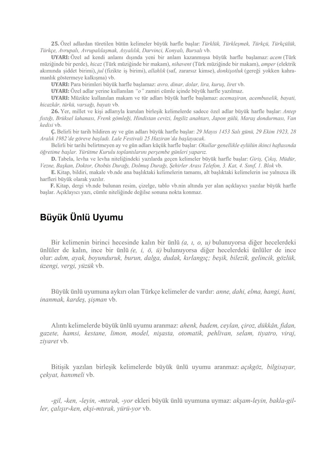 # Noktalama İşaretleri (Açıklamalar)
Nokta (.)
1. Cümlenin sonuna konur: Türk Dil Kurumu, 1932 yılında kurulmuştur.
Saatler geçtikçe yolla