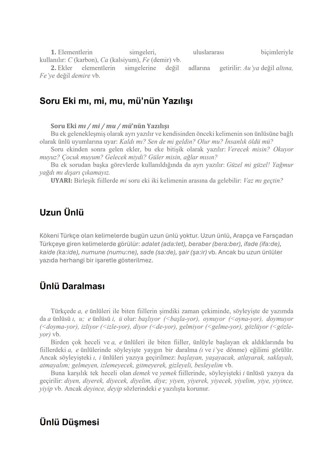 # Noktalama İşaretleri (Açıklamalar)
Nokta (.)
1. Cümlenin sonuna konur: Türk Dil Kurumu, 1932 yılında kurulmuştur.
Saatler geçtikçe yolla