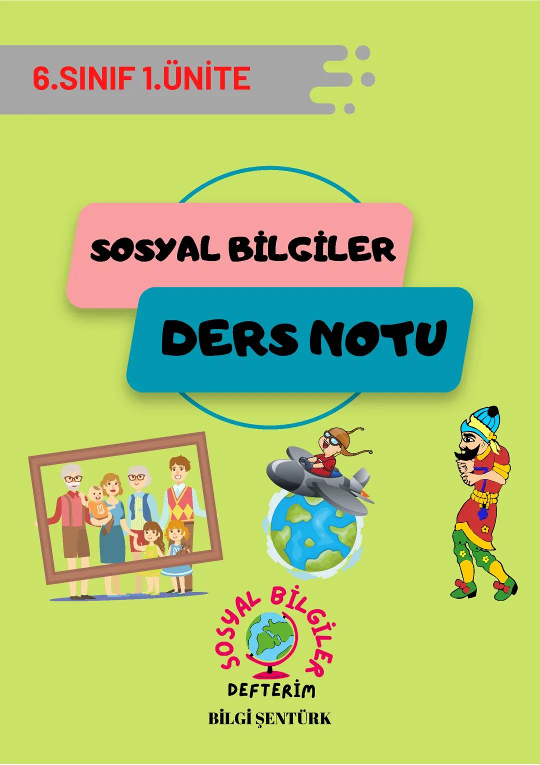 6.Sınıf Sosyal Bilgiler 1.Ünite Bir Arada Yaşamak