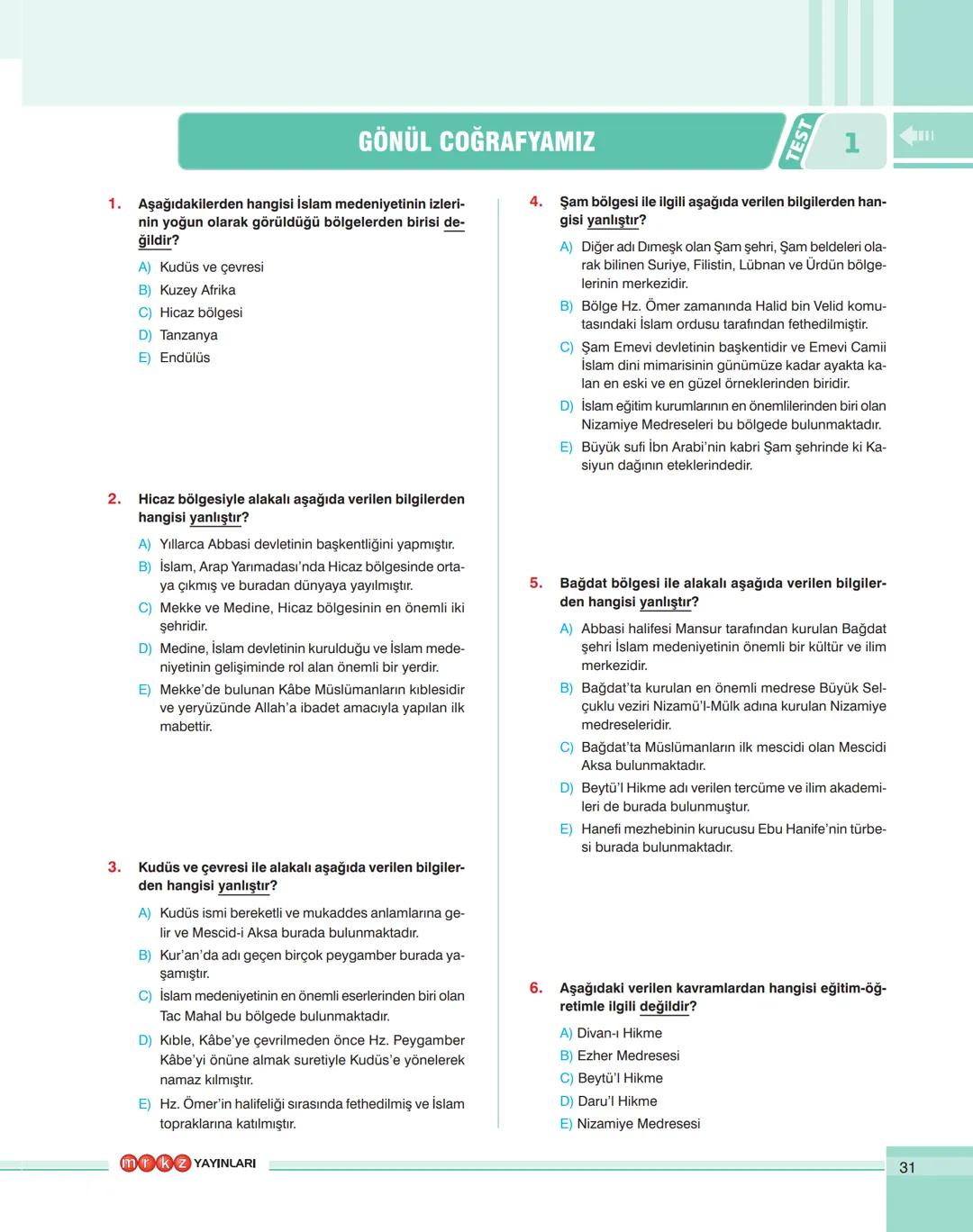 analitik
E
Din Kültürü ve Ahlak Bilgisi
SORU BANKASI
39.
40.
0000
%15
analitik
TYT
Din Kültürü
ve
Ahlak Bilgisi
SORU BANKASI
Ramazan AYDIN
E