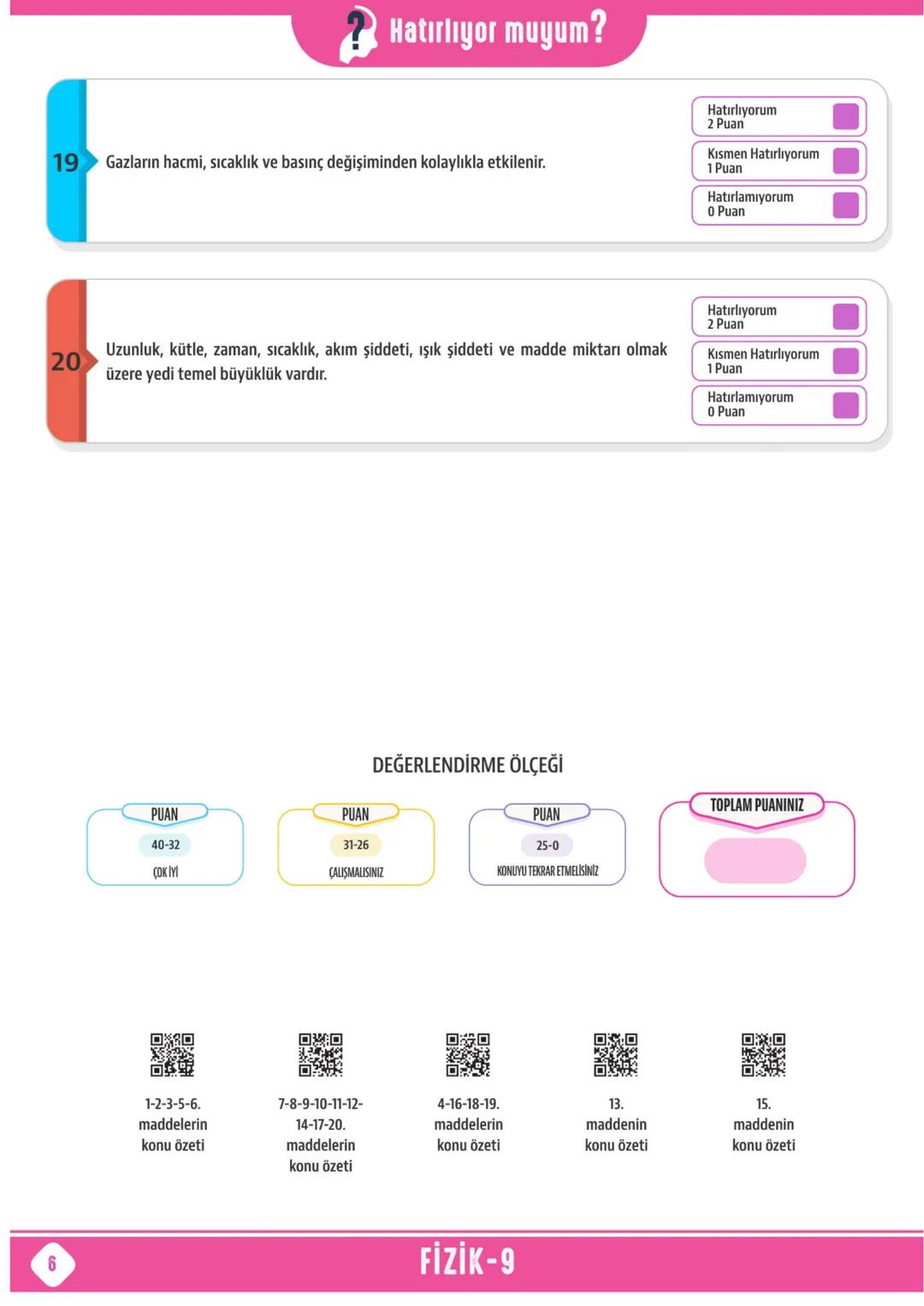 *
*
T.C. MİLLİ EĞİTİM BAKANLIĞI
ORTAÖĞRETİM GENEL MÜDÜRLÜĞÜ
# ÇALIŞMA
# DEFTERİ
# FİZİK 9
## Ünite
FİZİK BİLİMİNE GİRİŞ
MADDE VE ÖZELLİ