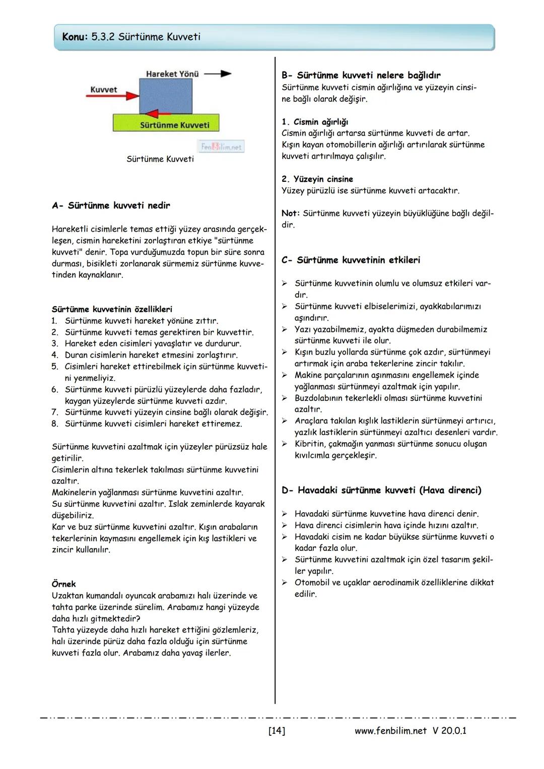 # 5.Sınıf Fen Bilimleri
# Ders Notları
Barış ZEREN
Fen Bilimleri Öğretmeni
www.fenbilim.net V 20.0.1 # 1.ÜNİTE: Güneş, Dünya ve Ay
Konu: