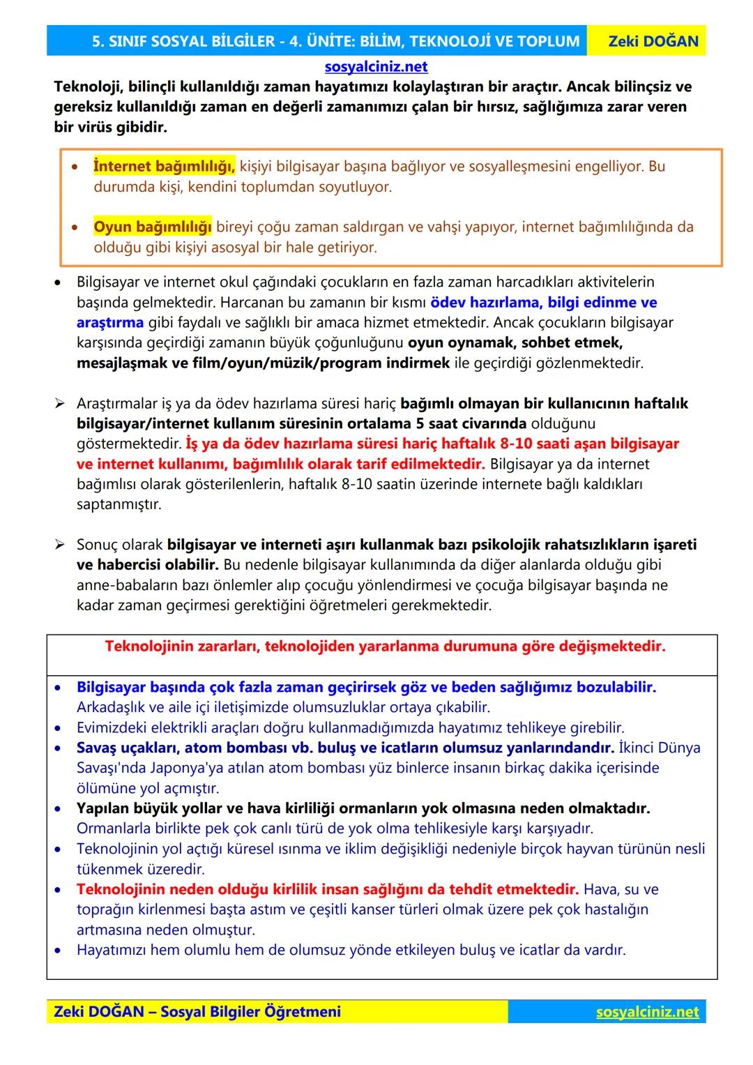 SOSYAL BİLGİLER 5
DERS NOTLARI
KONU ÖZETLERİ
Zeki DOGAN
00
Sosyal Bilgiler Öğretmeni
www.sosyalciniz.net
ZEKİ DOĞAN
sosyalciniz.net # S