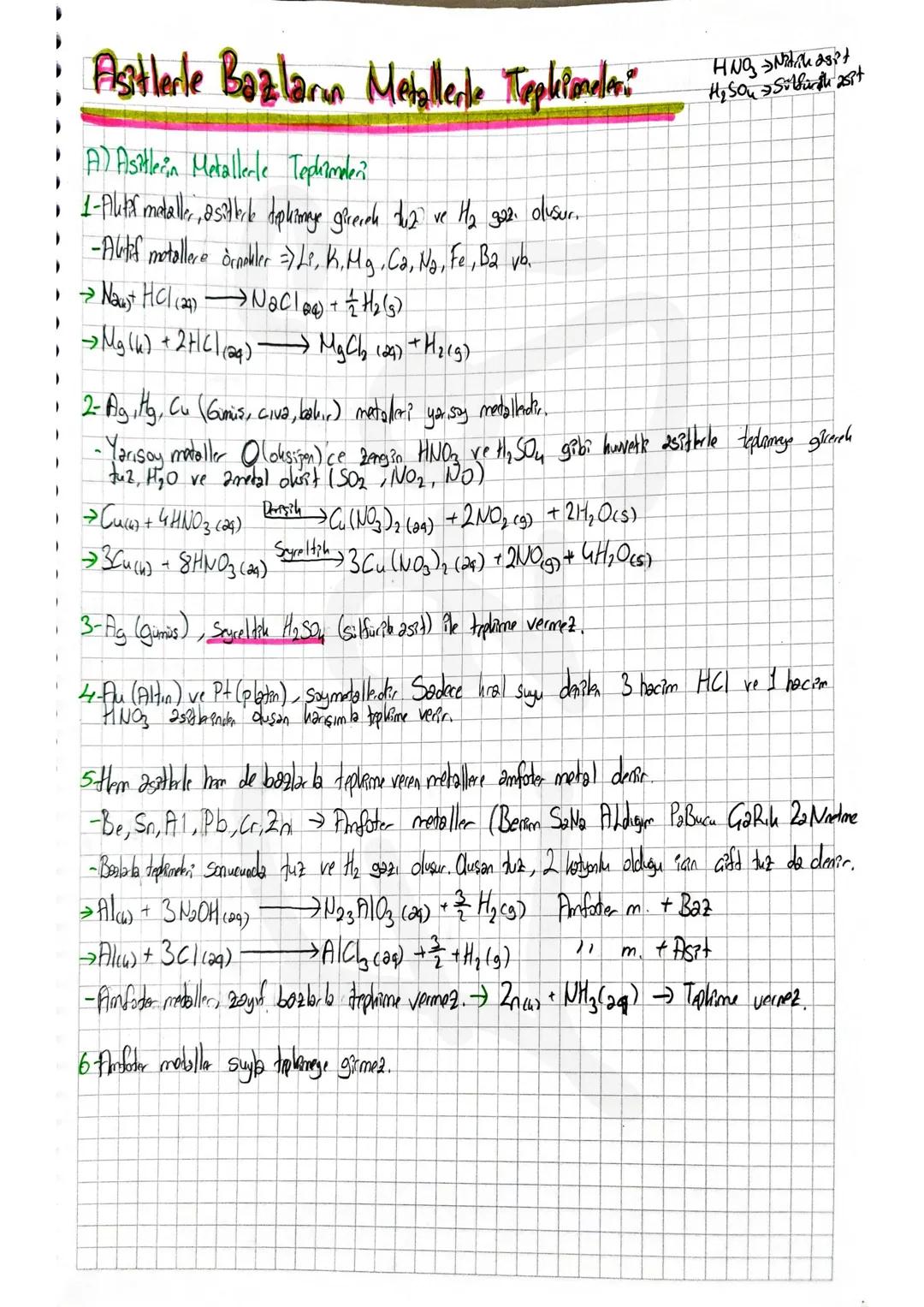 # 10.Sınıf
Kimya
3.Ünite
Asitler,
Bazlar, Tuzlar 4 Nisan 2024
Asitler ve Bazlar ) Bölüm-1
*Genellikle tatları ekşi olan ve aşındırıcı özelli