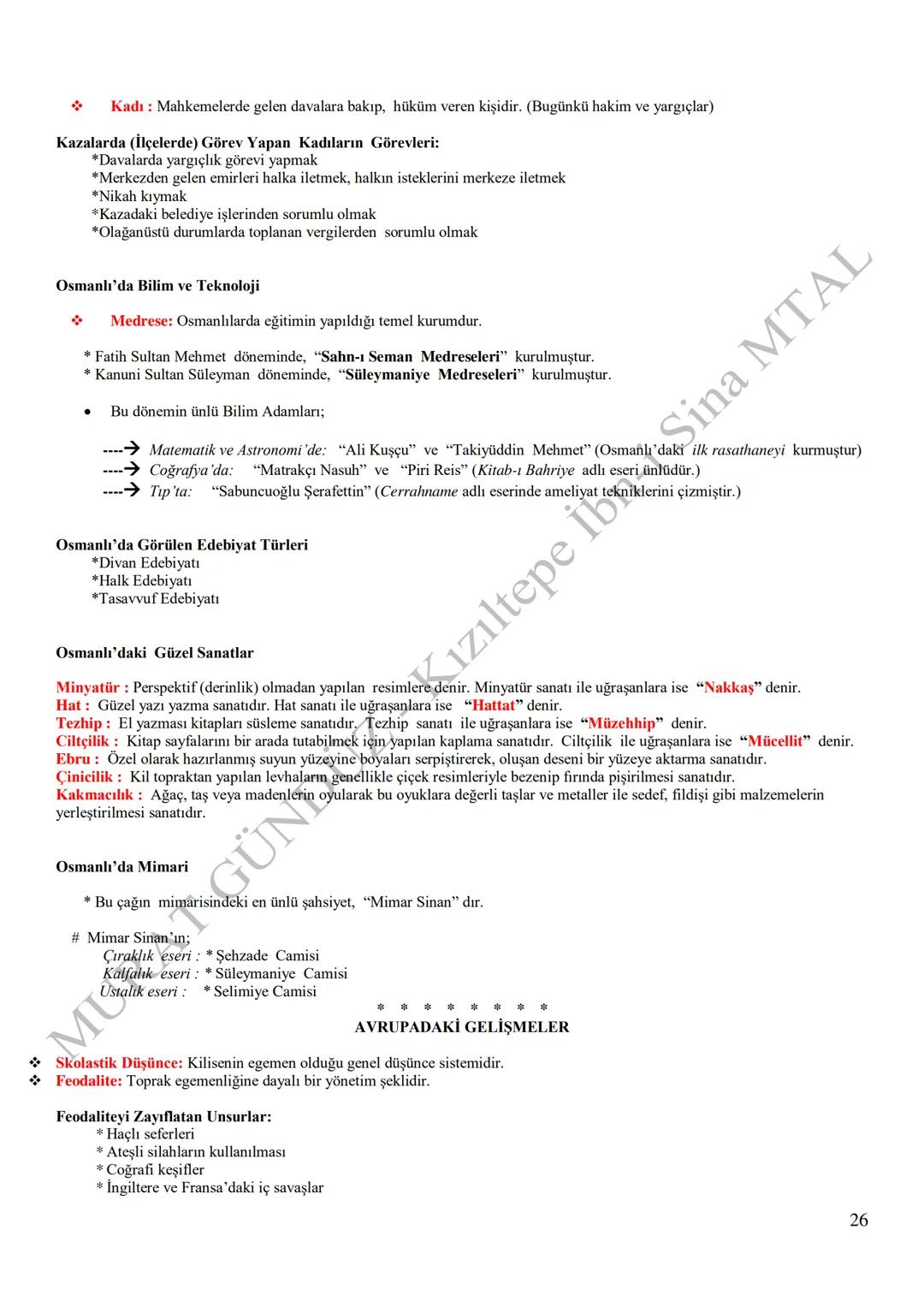 MARDİN - KIZILTEPE
İBN-İ SİNA MESLEKİ VE TEKNİK ANADOLU LİSESİ
TARİH-10 DERSİ NOTLARI
MURAT GÜNDÜZ
2019 - 2020
ANADOLU'YA TÜRK GÖÇLERİ
* Tür