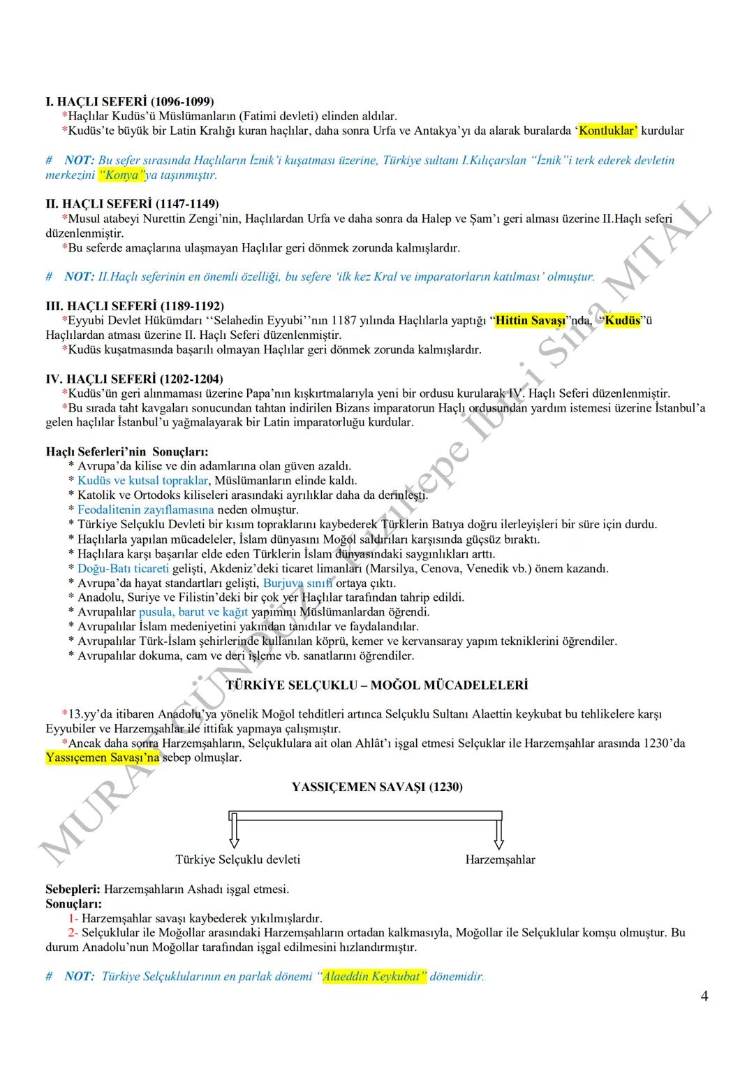 MARDİN - KIZILTEPE
İBN-İ SİNA MESLEKİ VE TEKNİK ANADOLU LİSESİ
TARİH-10 DERSİ NOTLARI
MURAT GÜNDÜZ
2019 - 2020
ANADOLU'YA TÜRK GÖÇLERİ
* Tür
