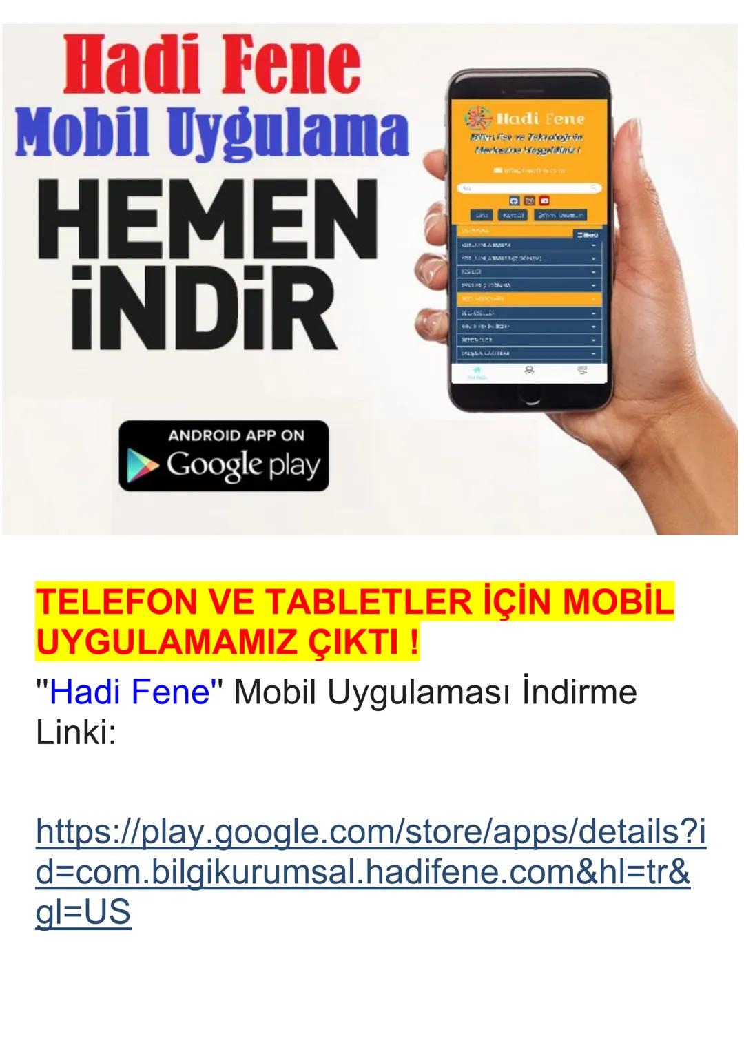 # 8.SINIF 4.ÜNİTE
MADDE VE ENDÜSTRİ
# KİMYASAL TEPKİMELER
Ali Hocayla Hadi Fene
www.hadifene.com
## Kimyasal Tepkimeler
Günlük yaşamımız