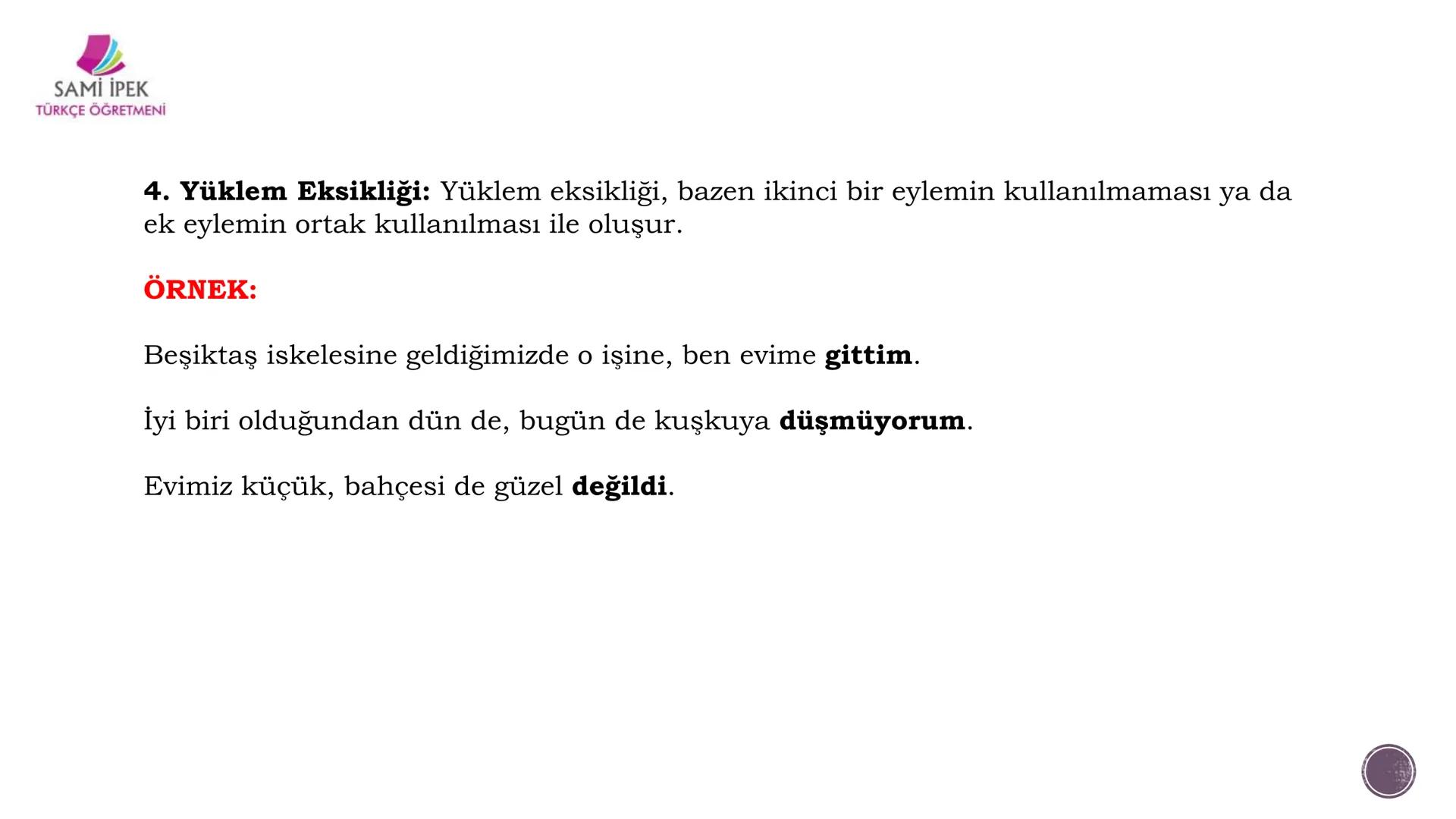 # ANLATIM BOZUKLUĞU
## (8. SINIF)
Sami İPEK
TÜRKÇE ÖĞRETMENİ
SAMI İPEK
TÜRKÇE ÖĞRETMENİ SAMİ İPEK
TÜRKÇE ÖĞRETMENİ
Sözcükleri yerinde ku