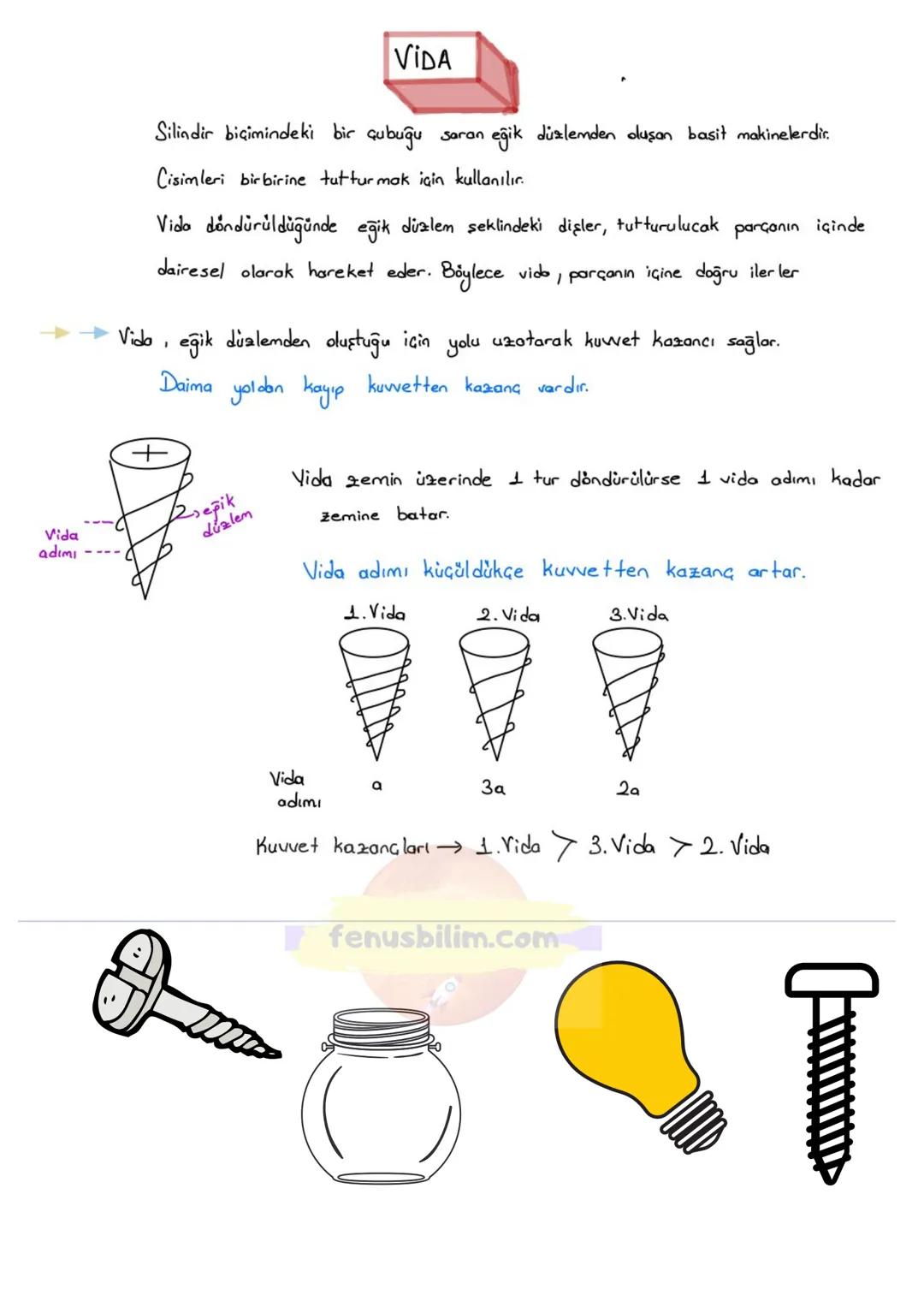 ☑ BASIT MAKİNELER
NELER OGRENECEĞİZ?
8.5.1.1. Basit makinelerin sağladığı avantajları örnekler üzerinden açıklar.
8.5.1.2. Basit makinele