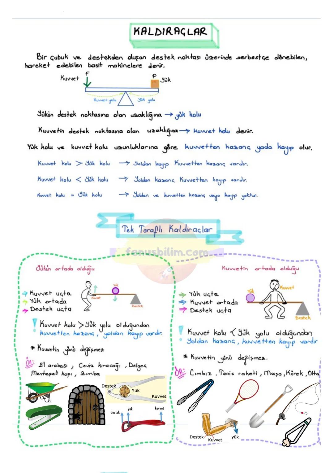 ☑ BASIT MAKİNELER
NELER OGRENECEĞİZ?
8.5.1.1. Basit makinelerin sağladığı avantajları örnekler üzerinden açıklar.
8.5.1.2. Basit makinele
