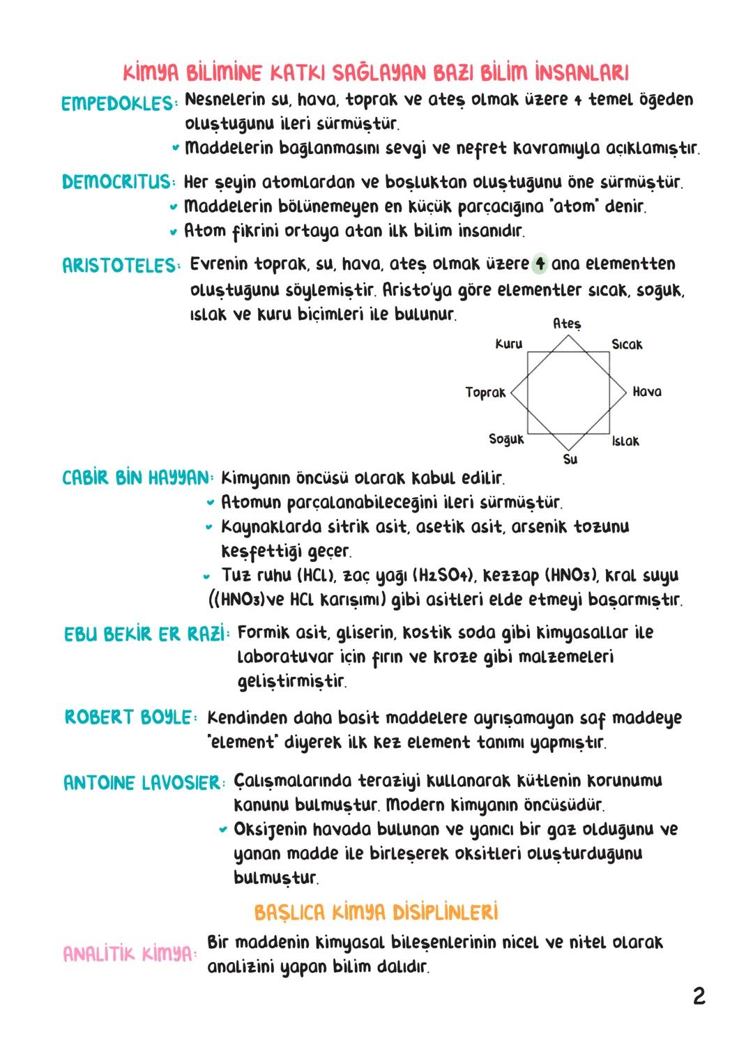 # KİMYA
## İÇİNDEKİLER
Kimya Bilimi 1
Atom ve Periyodik Sistem. 9
Kimyasal Türler Arası Etkileşimler. 18
Maddenin Halleri. 25
Doğa ve