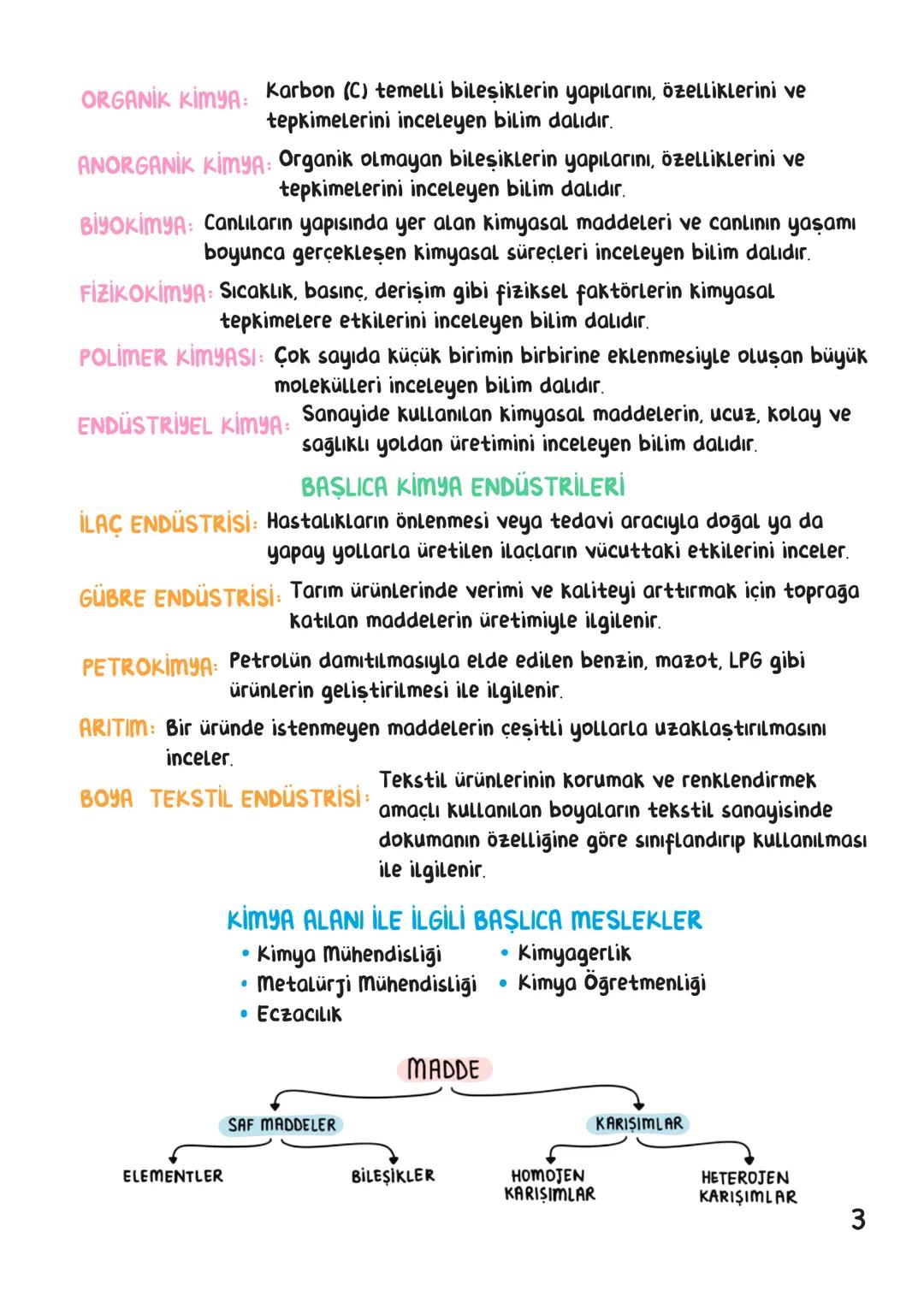 # KİMYA
## İÇİNDEKİLER
Kimya Bilimi 1
Atom ve Periyodik Sistem. 9
Kimyasal Türler Arası Etkileşimler. 18
Maddenin Halleri. 25
Doğa ve