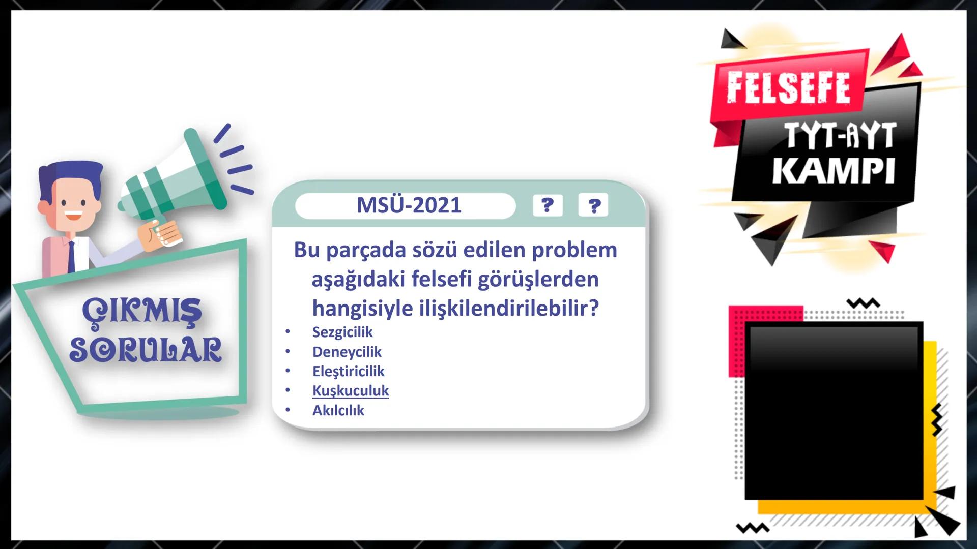 --- OCR Start ---
Bilgi ve Bilgi Felsefesi
Nedir?
↓
Bilgi felsefesinin temel
problemleri
Doğru bilginin imkanı
Doğru Bilginin Kaynağı
Bilgin