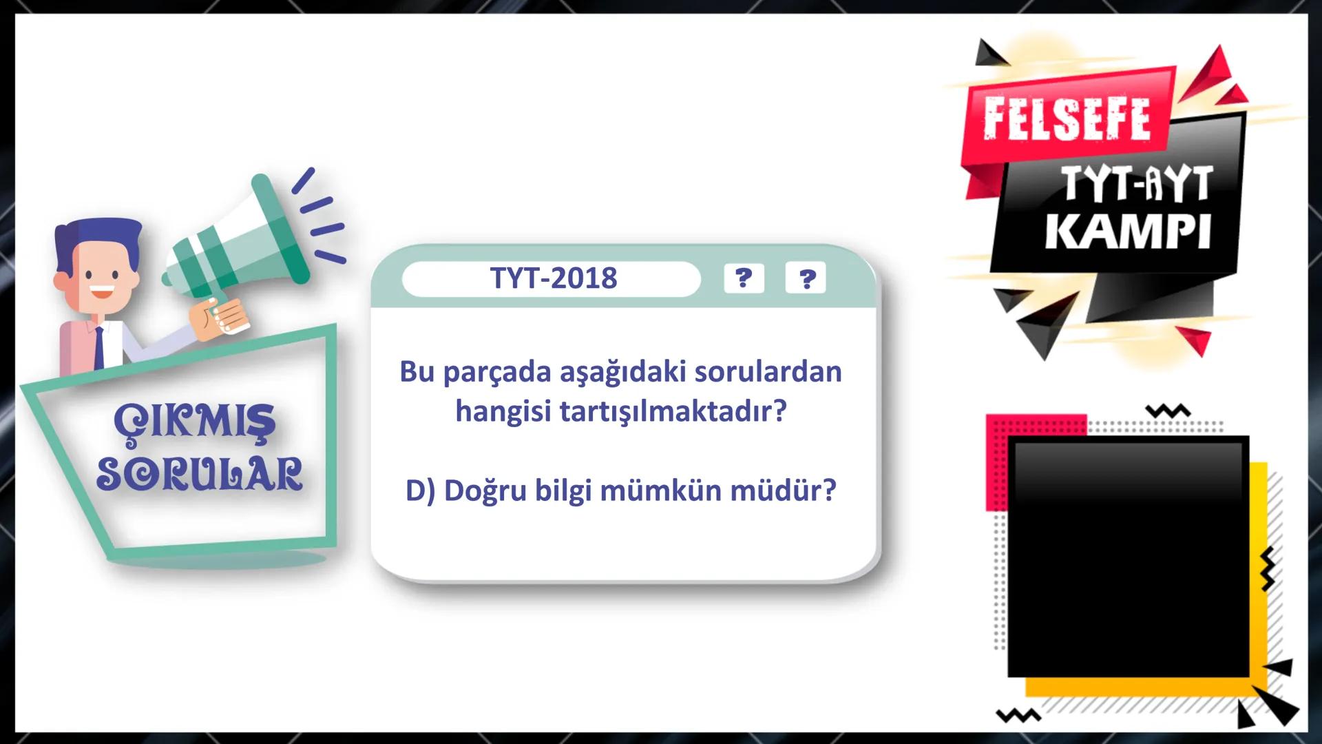 --- OCR Start ---
Bilgi ve Bilgi Felsefesi
Nedir?
↓
Bilgi felsefesinin temel
problemleri
Doğru bilginin imkanı
Doğru Bilginin Kaynağı
Bilgin