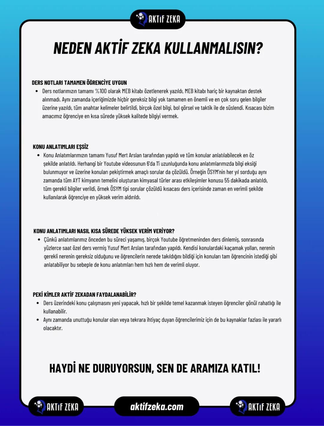 2024
BİYOLOJİ
DERECE NOTLARI
6'DA 6!
MEB ÖZETLİ 64 SAYFALIK TAM HAL
ÜCRETSİZ KONU BİTİRME KAMPI + EXCEL
DERECEDEN PRATİK KONU ANLATIMLARI
TA