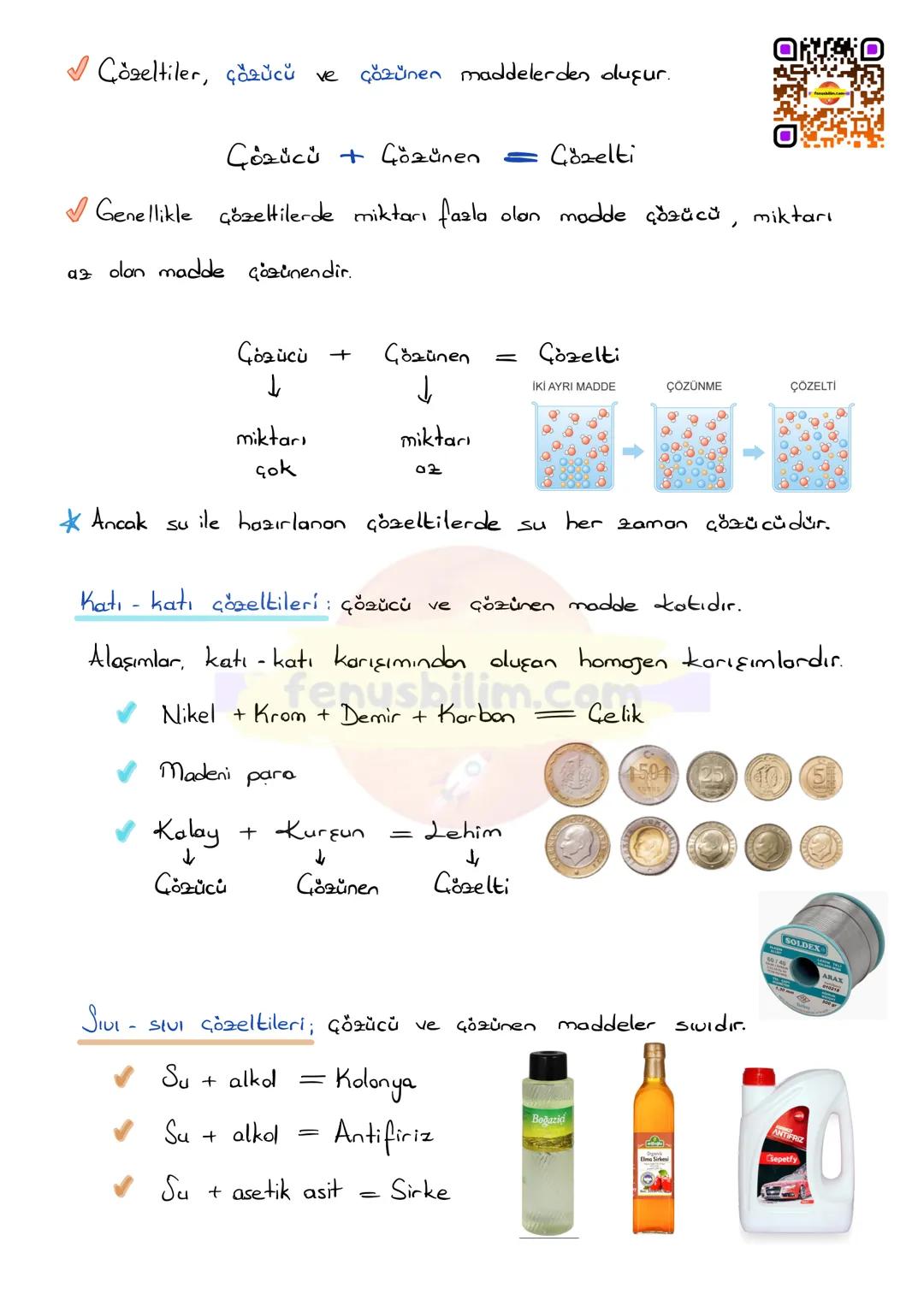KARIŞIMLAR
Maddeler kimyasal özelliklerine göre sof modde
madde (karışımlar) olarak sınıflandırılır. Element ve sof olmayan
maddedir , karı