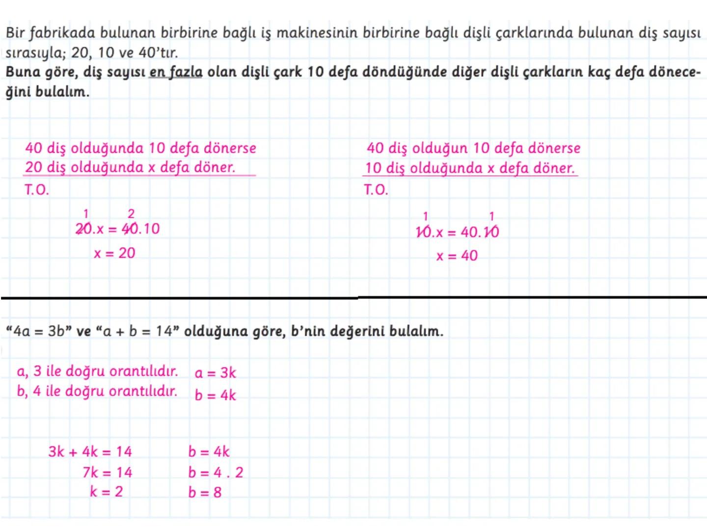 # KONU ANLATIMI Oran - Oranlı Kavramlar
- iki çokluğun birbirine bölünmesine **oran** denir.
- iki oranın eşitliğine ise **orantı** denir.