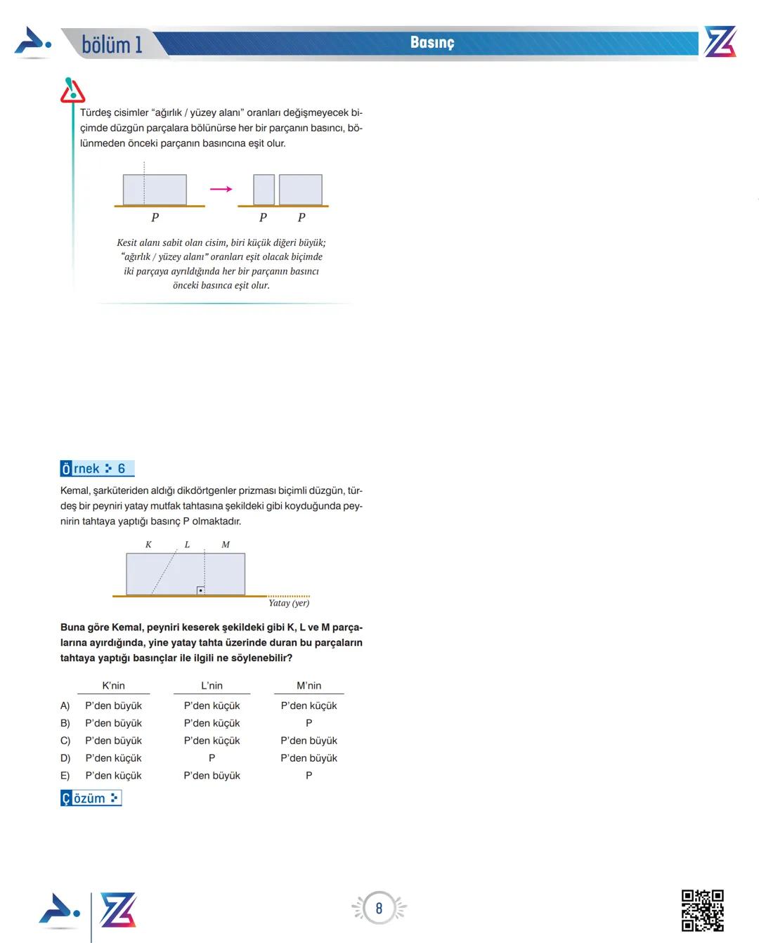 PARAF YAYINLARI
PARAF/Z TAKIMI
9. SINIF OKULA DESTEK KAMPI
Z YENİ
MÜFREDATA
UYGUNDUR
Merkeze Teğet
Geometri
Fizikfinito
Fizik
Meschemy