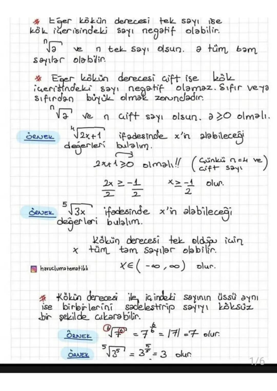 8.sınıf köklü sayılar 🍫🎈 – 1. sayfa