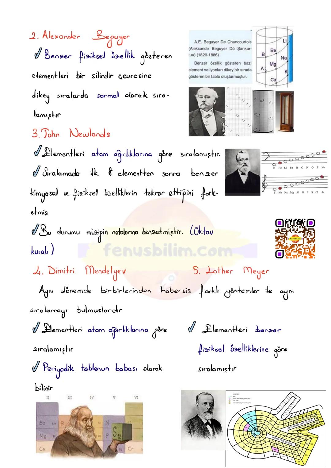 # PERİYODİK SİSTEM
Zamanla keşfedilen elementlerin sayısının artması sonucu bilim insanları,
bilim araştırmaları ve uygulamalarında kolaylık