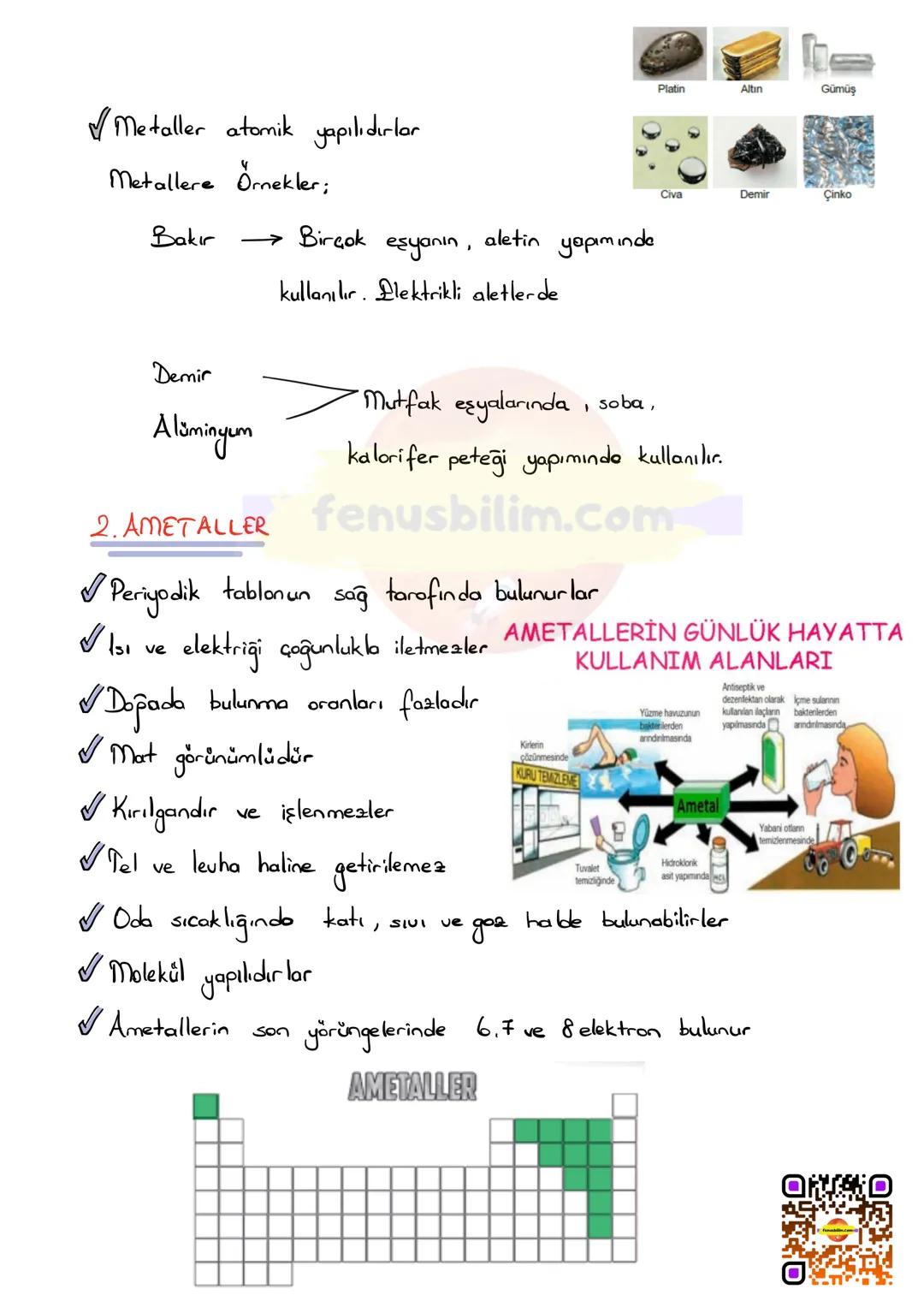 # PERİYODİK SİSTEM
Zamanla keşfedilen elementlerin sayısının artması sonucu bilim insanları,
bilim araştırmaları ve uygulamalarında kolaylık