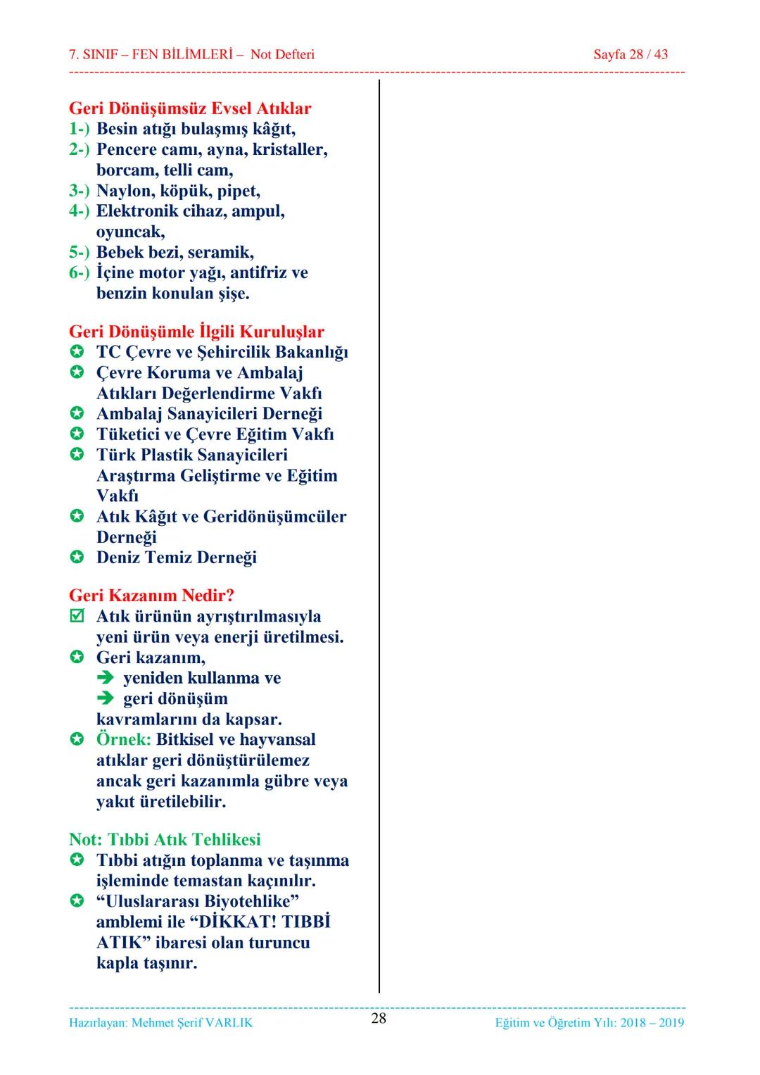 7. SINIF-FEN BİLİMLERİ - Not Defteri
Sayfa 1/43
1. ÜNİTE
Güneş Sistemi ve Ötesi
1. Bölüm...
Uzay Araştırmaları
2. Bölüm...
Güneş Sistemi ve