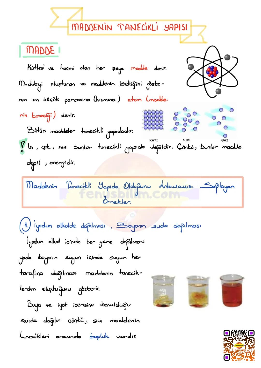 6. Sınıf Fen Bilimleri 4. Ünite