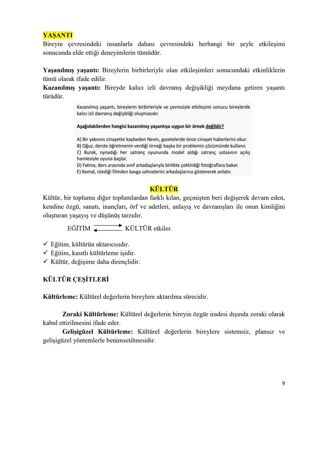 # EĞİTİM
## EĞİTİMİN TEMEL KAVRAMLARI
(Prof. Dr. Mevlüt GÜNDÜZ)
Eğitim; bireyin davranışlarında kendi yaşantısı yoluyla kasıtlı olarak iste