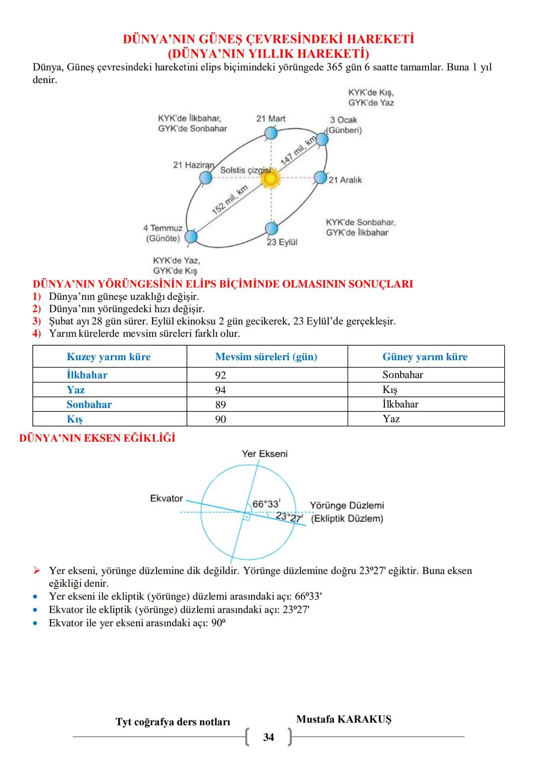 # COĞRAFYA
9.SINIF COĞRAFYA
DERS NOTLARI
MUSTAFA KARAKUŞ # 1. ÜNİTE: DOĞA VE İNSAN
Coğrafya: Doğal ortamı ve doğal ortam ile insan arasın