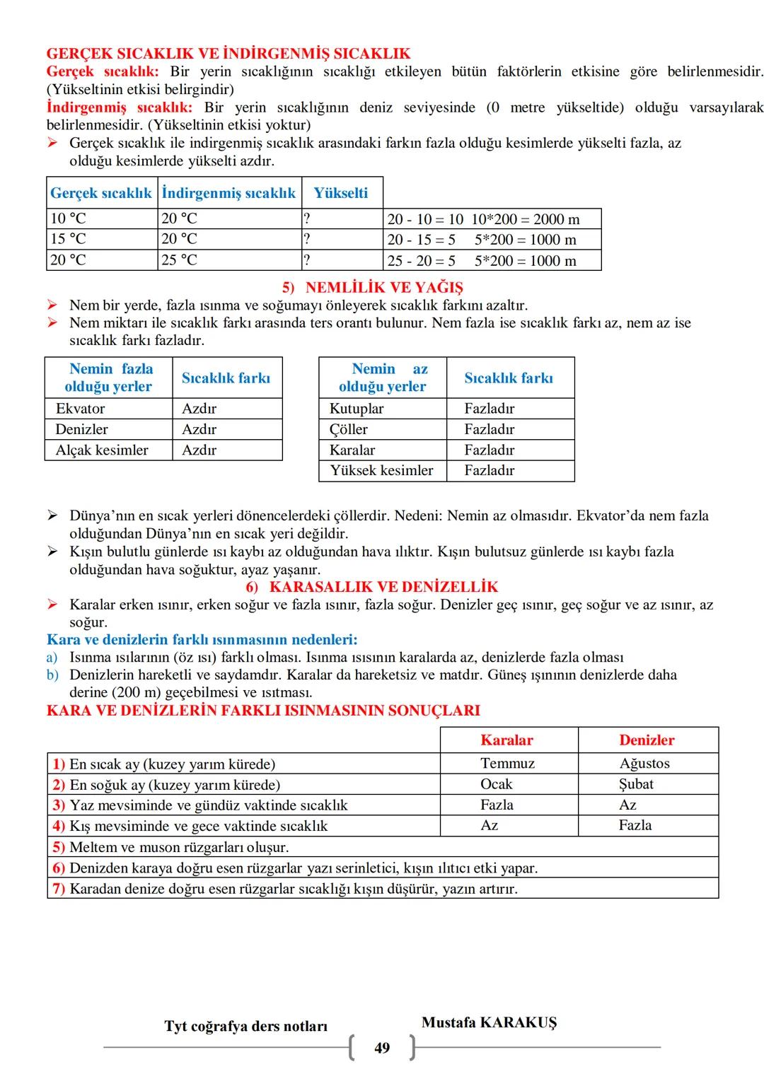# COĞRAFYA
9.SINIF COĞRAFYA
DERS NOTLARI
MUSTAFA KARAKUŞ # 1. ÜNİTE: DOĞA VE İNSAN
Coğrafya: Doğal ortamı ve doğal ortam ile insan arasın