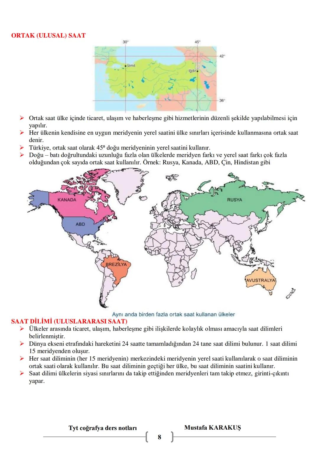 # COĞRAFYA
9.SINIF COĞRAFYA
DERS NOTLARI
MUSTAFA KARAKUŞ # 1. ÜNİTE: DOĞA VE İNSAN
Coğrafya: Doğal ortamı ve doğal ortam ile insan arasın