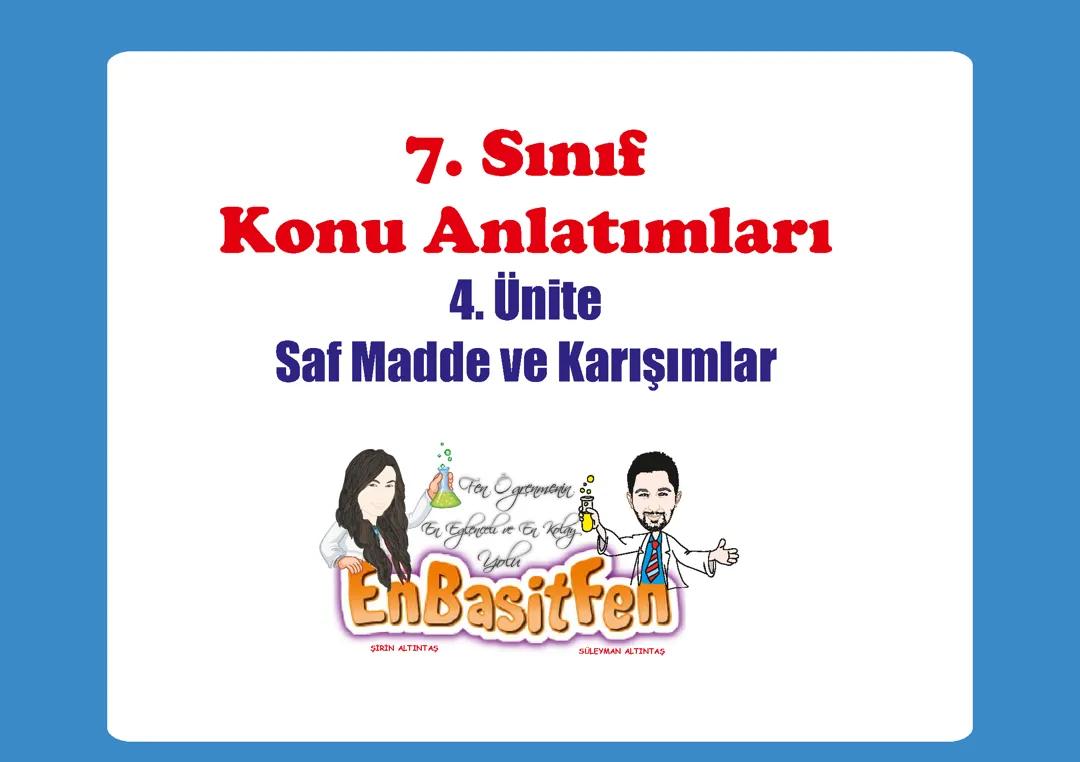 FEN BİLİMLERİ 7. Sınıf