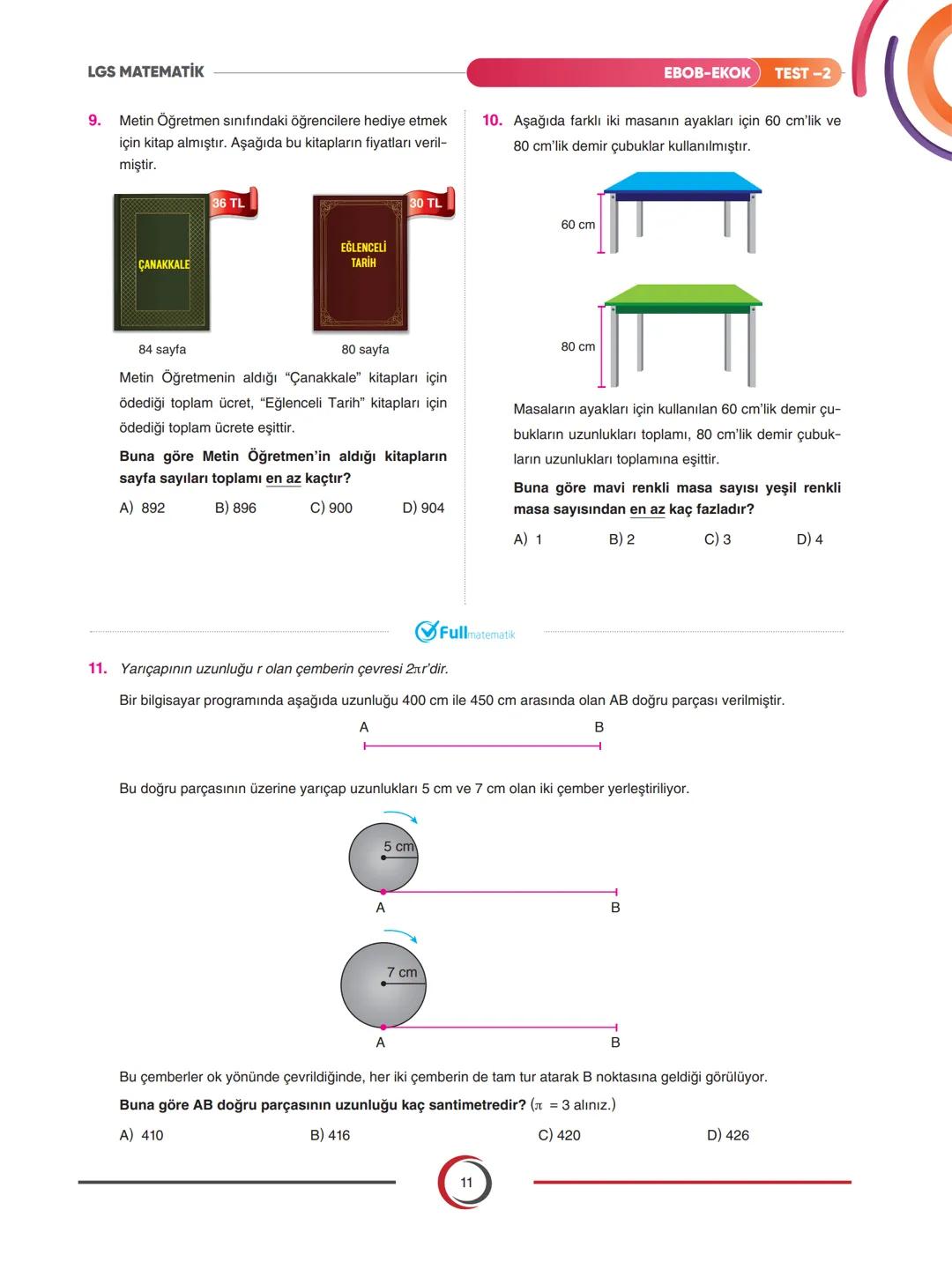 # WONDER
FULL
MATEMATİK
8
SINIF
%80
YENİ NESİ
**
%100 LGS
**
% 20 KLASIK
SANA FULL YAKIŞIR...
SORU
BANKASI
Π
AKILLI TAHTAYA
UYUMLU