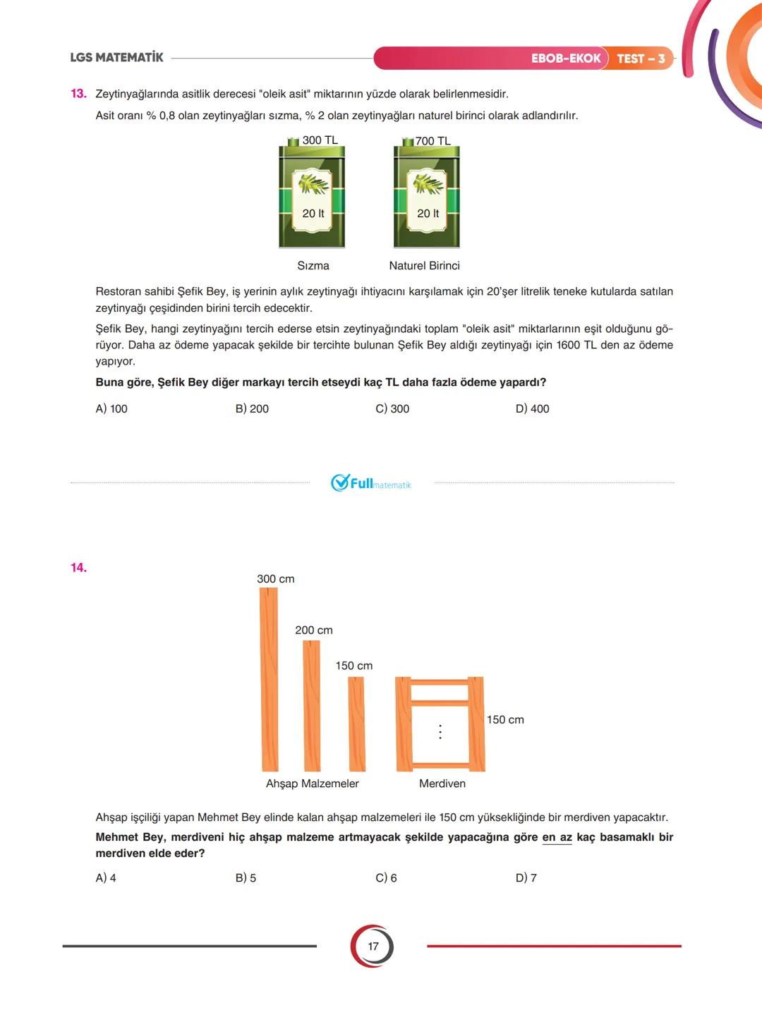 # WONDER
FULL
MATEMATİK
8
SINIF
%80
YENİ NESİ
**
%100 LGS
**
% 20 KLASIK
SANA FULL YAKIŞIR...
SORU
BANKASI
Π
AKILLI TAHTAYA
UYUMLU