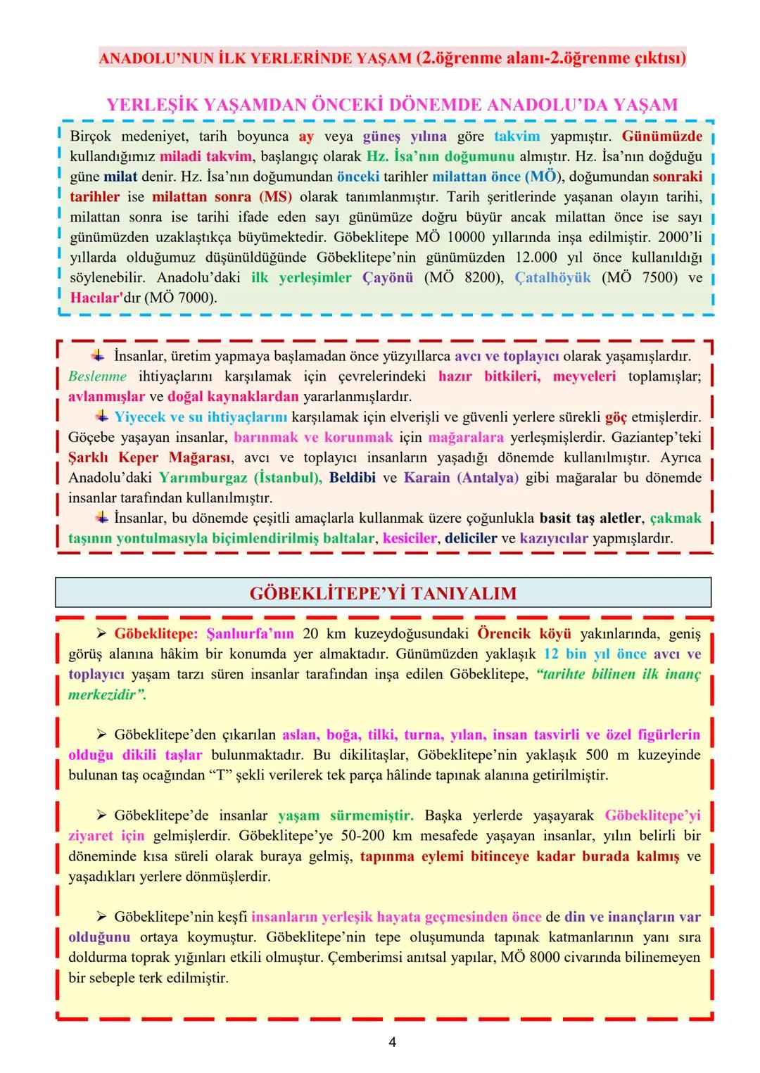 5. SINIF SOSYAL BİLGİLER 3. ÖĞRENME ALANI DERS NOTLARI
3. ÖĞRENME ALANI: ORTAK MİRASIMIZ
ORTAK KÜLTÜREL MİRASIMIZ (3.öğrenme alanı-1.öğren