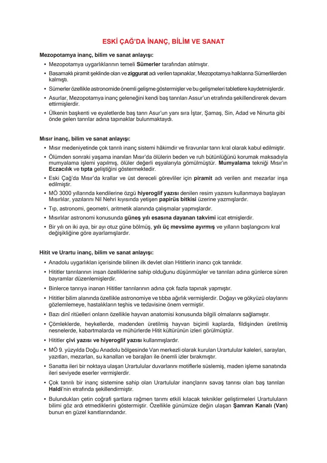# 2. ÜNİTE
# ESKİ ÇAĞ MEDENİYETLERİ
# TARIM DEVRİMİ'NİN ESKİ ÇAĞ'A ETKİLERİ
- İlk insanlar varlığını sürdürebilmek amacıyla önce aklını v