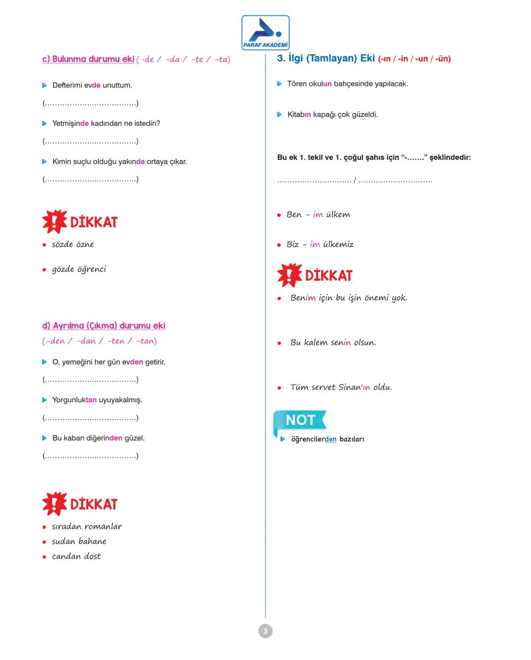 # EKLER VE SÖZCÜK YAPISI
Kök
Çekim Ekleri
Yapım Ekleri
# KÖK
Bir sözcüğün parçalanamayan anlamlı en küçük parçasıdır.
▷ çocuk ▷ kömür
