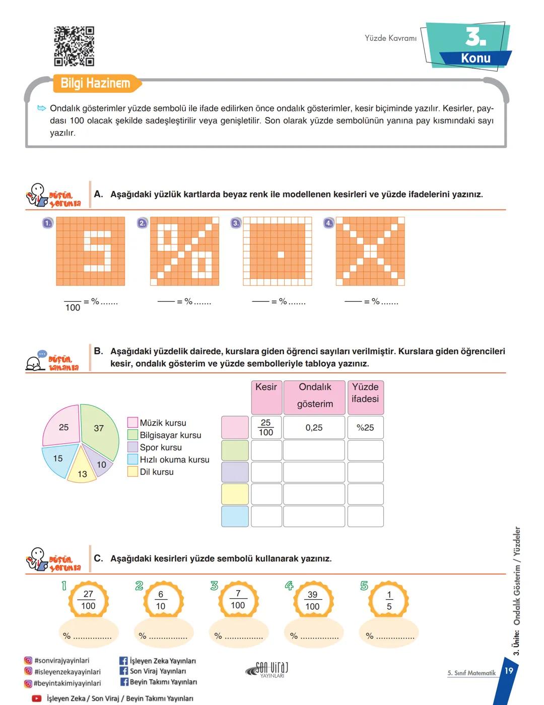 --- OCR Start ---
Öğretmenlerimizin ve
Öğrencilerimizin
Yanındayız
MATEMATİK
KONU
ANLATIMI
5
Sınıf
¡SLEYEN
ZEKA
#beyintakimiyayinlari
Beyin