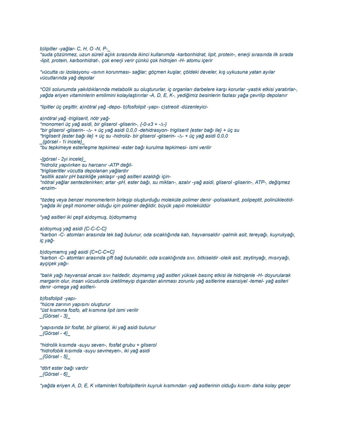 # GÖRSEL - 13
Glikoz
+N
-N
Amino
asit
-N
Yağ
asiti
+N
# GÖRSEL - 12
Denatürasyon
Renatürasyon
Üç boyutlu
protein
Polipeptit
zinciri
Üç boyut