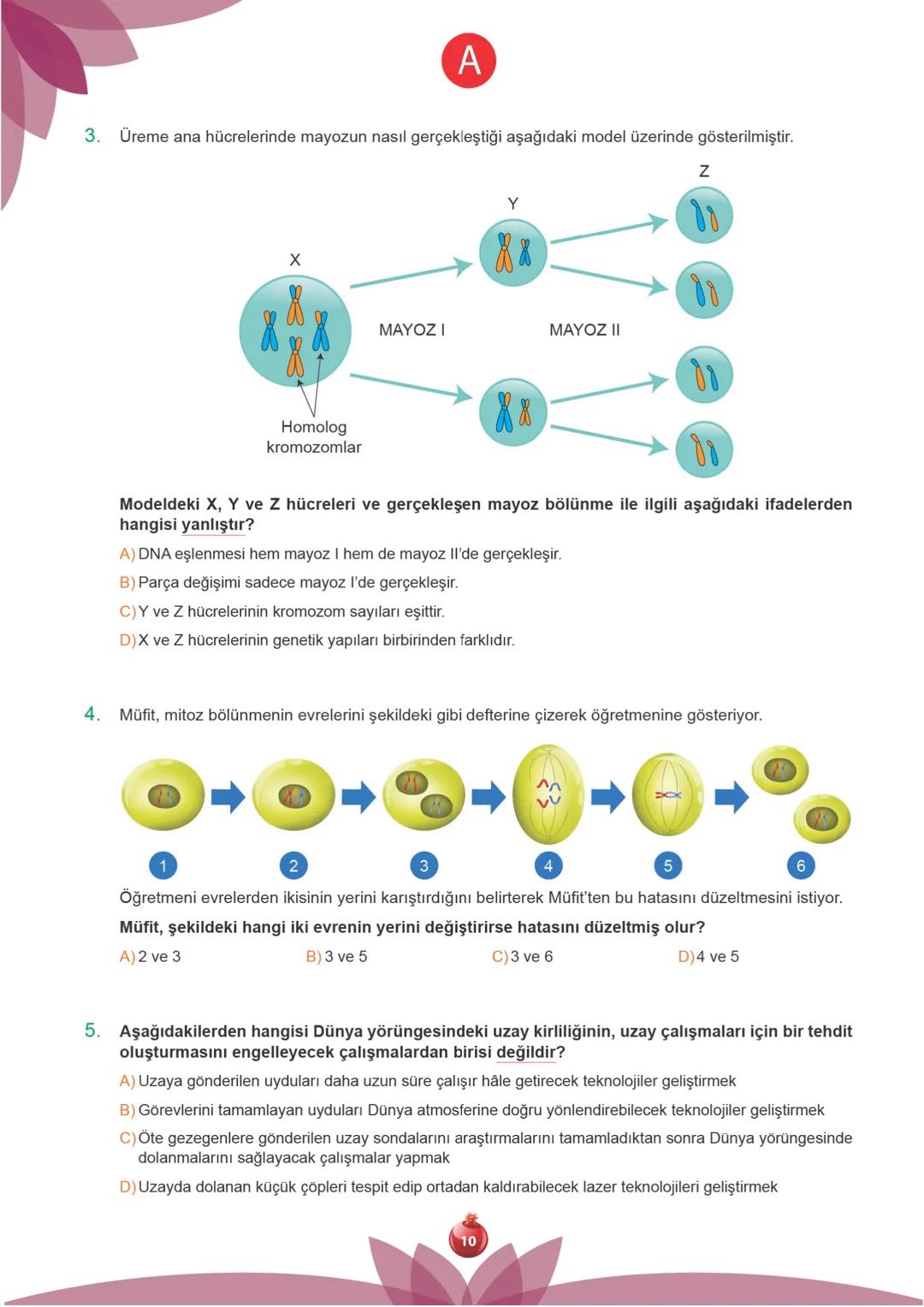 TÜRKİYE GENELİ
2.
250109
7.
Sınıf
SÜREÇ DEĞERLENDİRME
UYGULAMASI
A
KİTAPÇIĞI
Adı Soyadı: ............................................