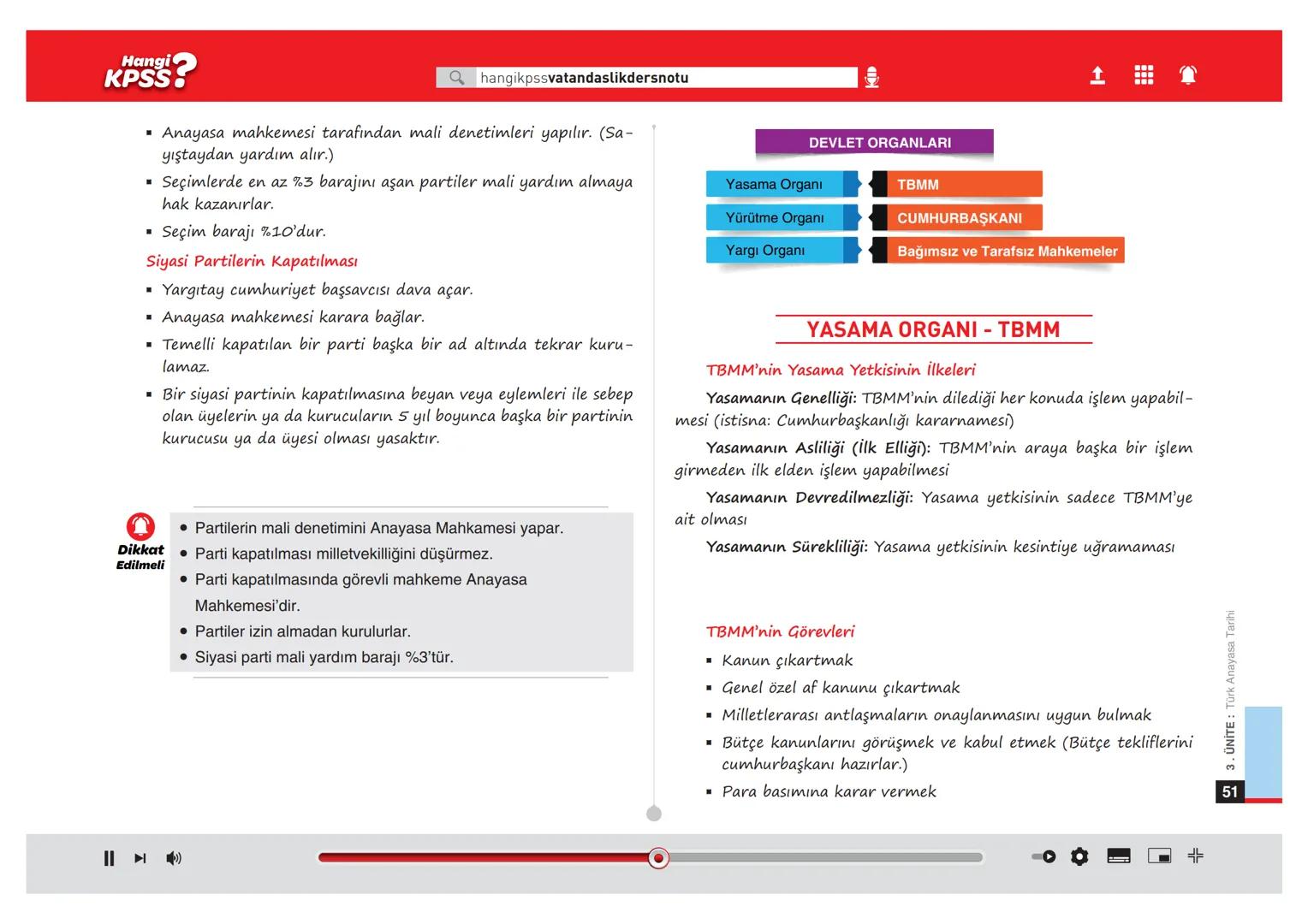 # Ünite
3
Türk Anayasa Tarihi
Hangi
KPSS? # Hangi
# Kavramlar Bilinmeli?
Çerçeve anayasa: Kısa
Çoğulcu demokrasi: Farklı siyasi görüşler