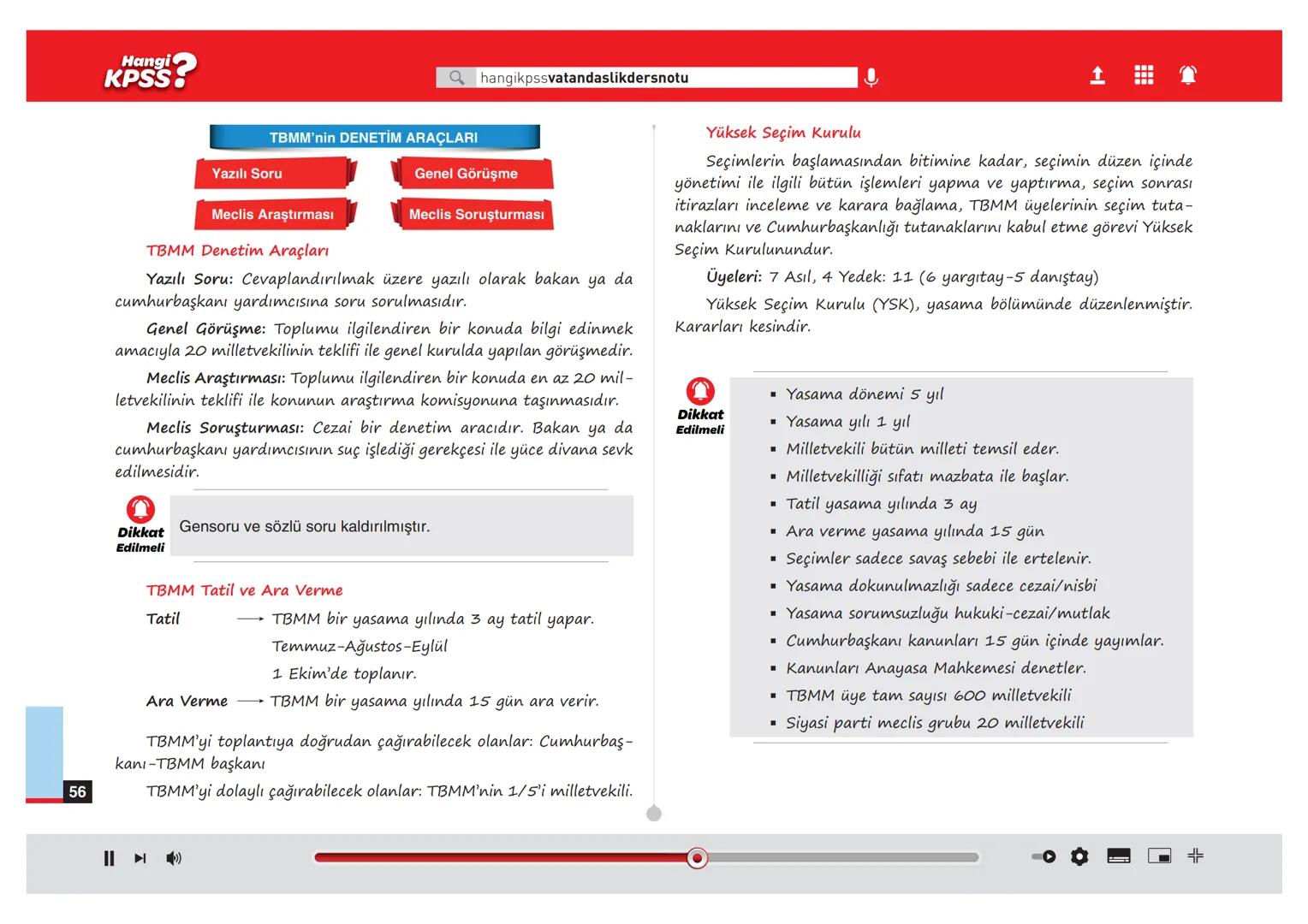 # Ünite
3
Türk Anayasa Tarihi
Hangi
KPSS? # Hangi
# Kavramlar Bilinmeli?
Çerçeve anayasa: Kısa
Çoğulcu demokrasi: Farklı siyasi görüşler