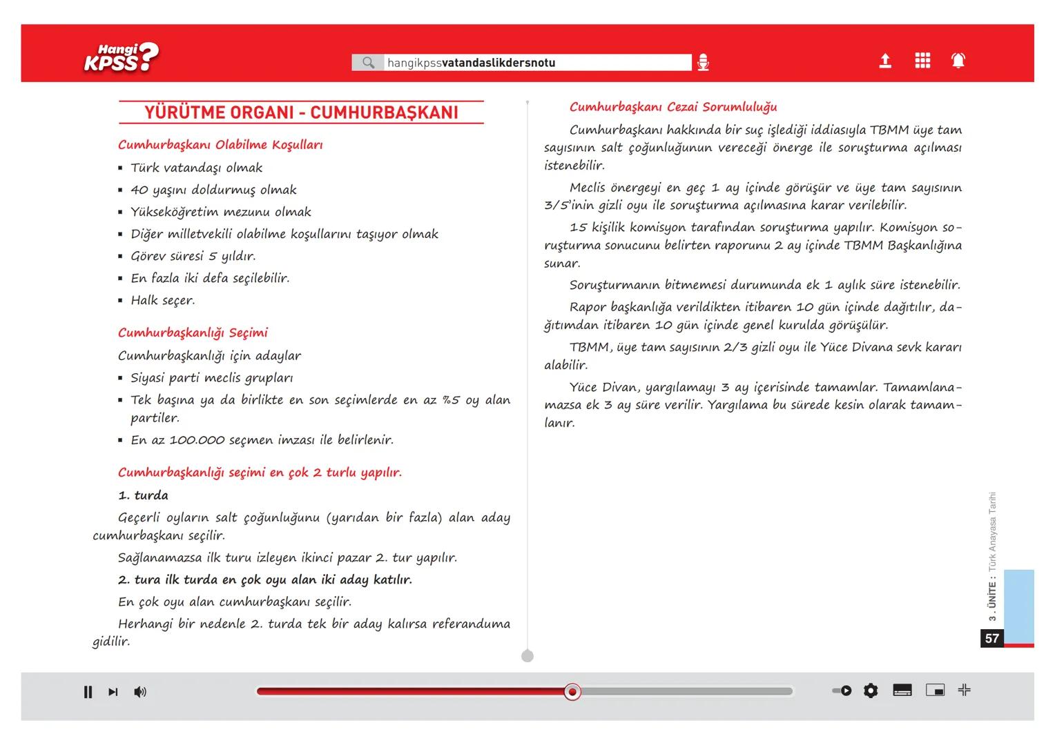 # Ünite
3
Türk Anayasa Tarihi
Hangi
KPSS? # Hangi
# Kavramlar Bilinmeli?
Çerçeve anayasa: Kısa
Çoğulcu demokrasi: Farklı siyasi görüşler