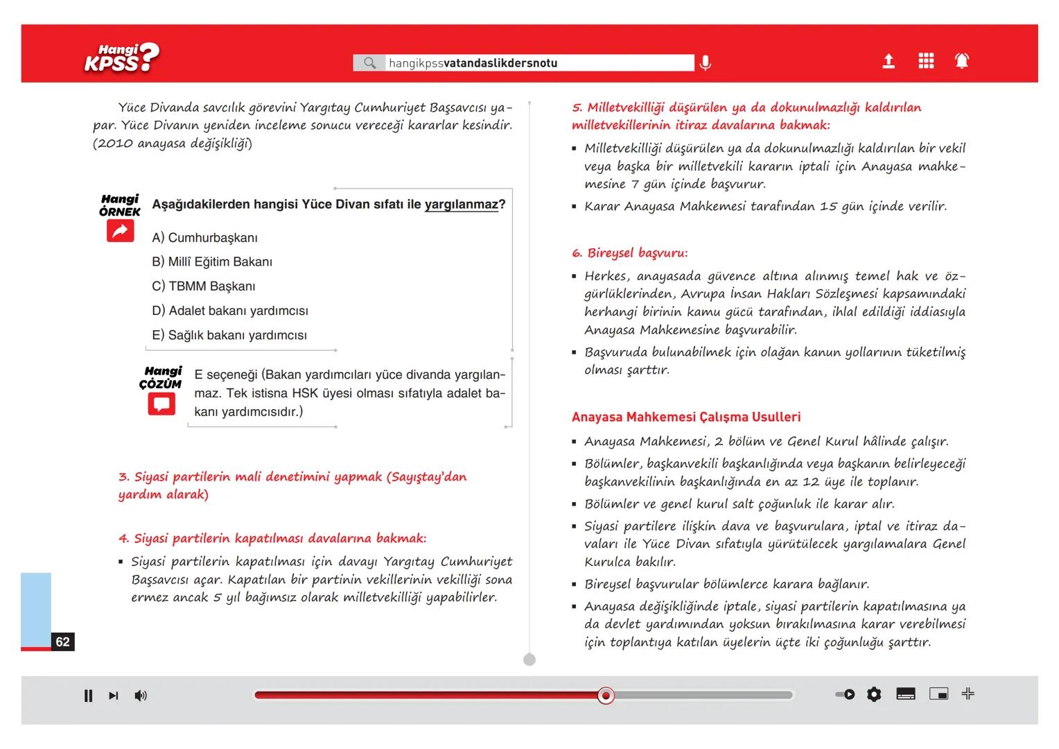 # Ünite
3
Türk Anayasa Tarihi
Hangi
KPSS? # Hangi
# Kavramlar Bilinmeli?
Çerçeve anayasa: Kısa
Çoğulcu demokrasi: Farklı siyasi görüşler