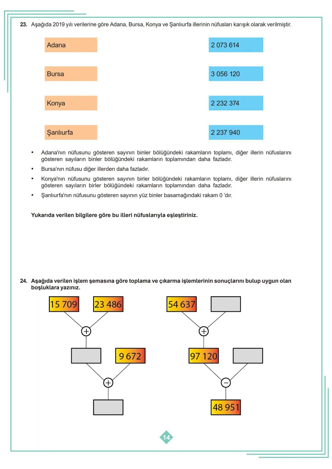 5.SINIF 1. ÜNİTE
ÇALIŞMA FASİKÜLÜ
MATEMATİK
Bu kitapçık AMASYA Ölçme Değerlendirme Merkezi
tarafından hazırlanmıştır. 1. Aşağıda verilen ifa