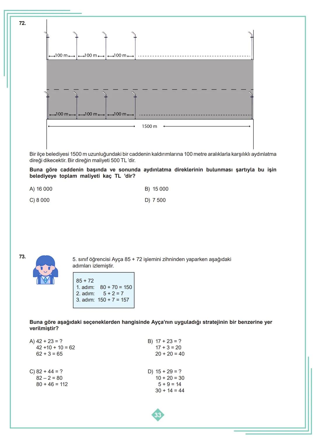 5.SINIF 1. ÜNİTE
ÇALIŞMA FASİKÜLÜ
MATEMATİK
Bu kitapçık AMASYA Ölçme Değerlendirme Merkezi
tarafından hazırlanmıştır. 1. Aşağıda verilen ifa