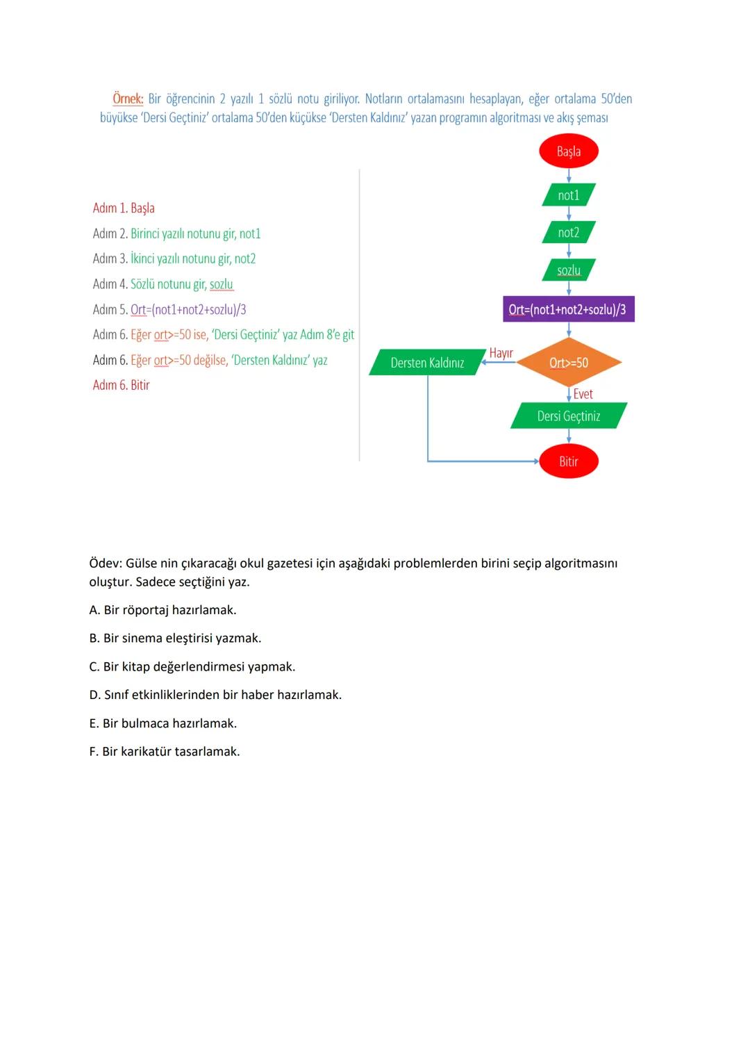PROBLEM:
Günlük hayatımızda karşılaştığımız, çözüm aranması gereken ve çözümü için
bilgi, mantık, deneyim ya da dikkat isteyen durumlardır.