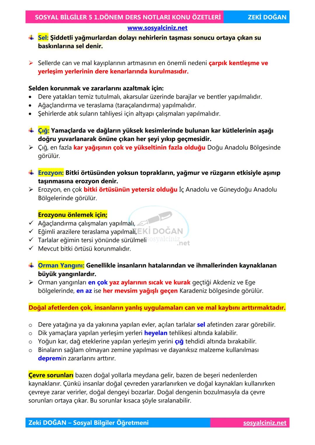 SOSYAL BİLGİLER 5
DERS NOTLARI
KONU ÖZETLERİ
Zeki DOGAN
00
Sosyal Bilgiler Öğretmeni
www.sosyalciniz.net
ZEKİ DOĞAN
sosyalciniz.net # S