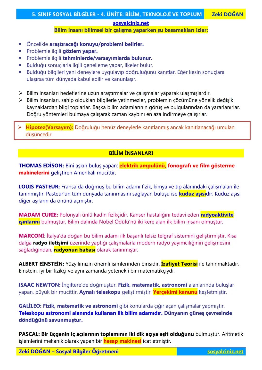 SOSYAL BİLGİLER 5
DERS NOTLARI
KONU ÖZETLERİ
Zeki DOGAN
00
Sosyal Bilgiler Öğretmeni
www.sosyalciniz.net
ZEKİ DOĞAN
sosyalciniz.net # S