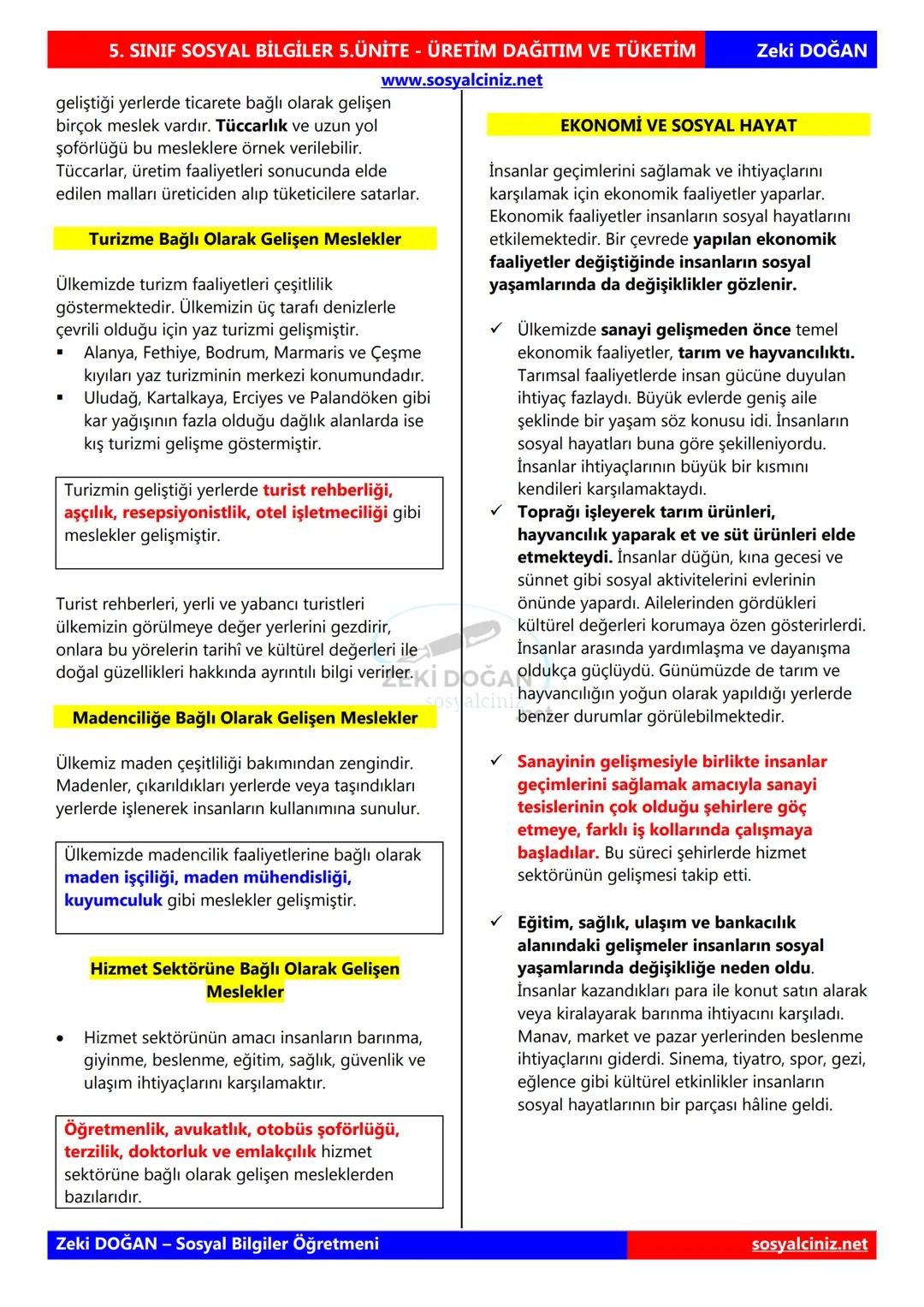 SOSYAL BİLGİLER 5
DERS NOTLARI
KONU ÖZETLERİ
Zeki DOGAN
00
Sosyal Bilgiler Öğretmeni
www.sosyalciniz.net
ZEKİ DOĞAN
sosyalciniz.net # S